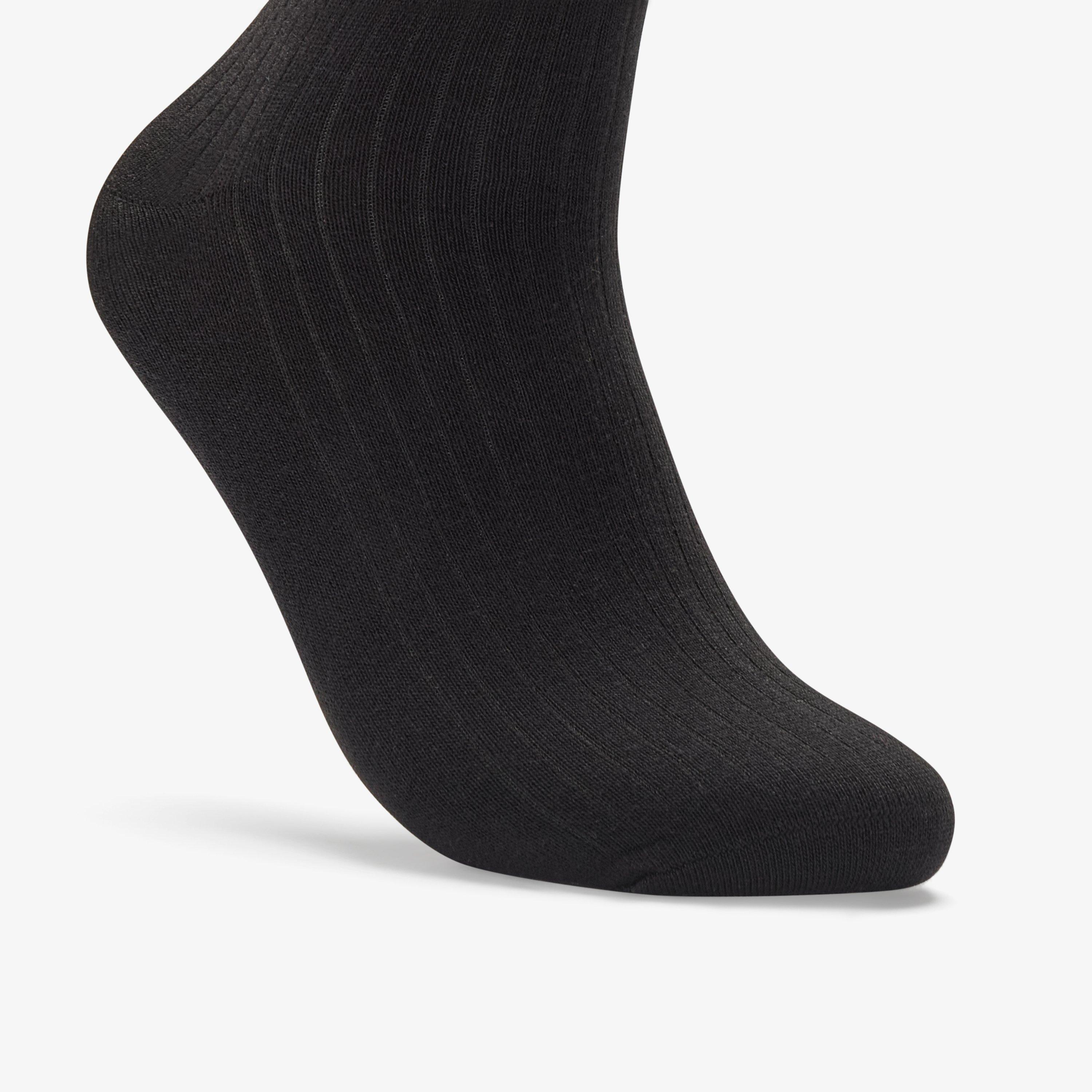 Crew Sock 3 Pack  — Black
