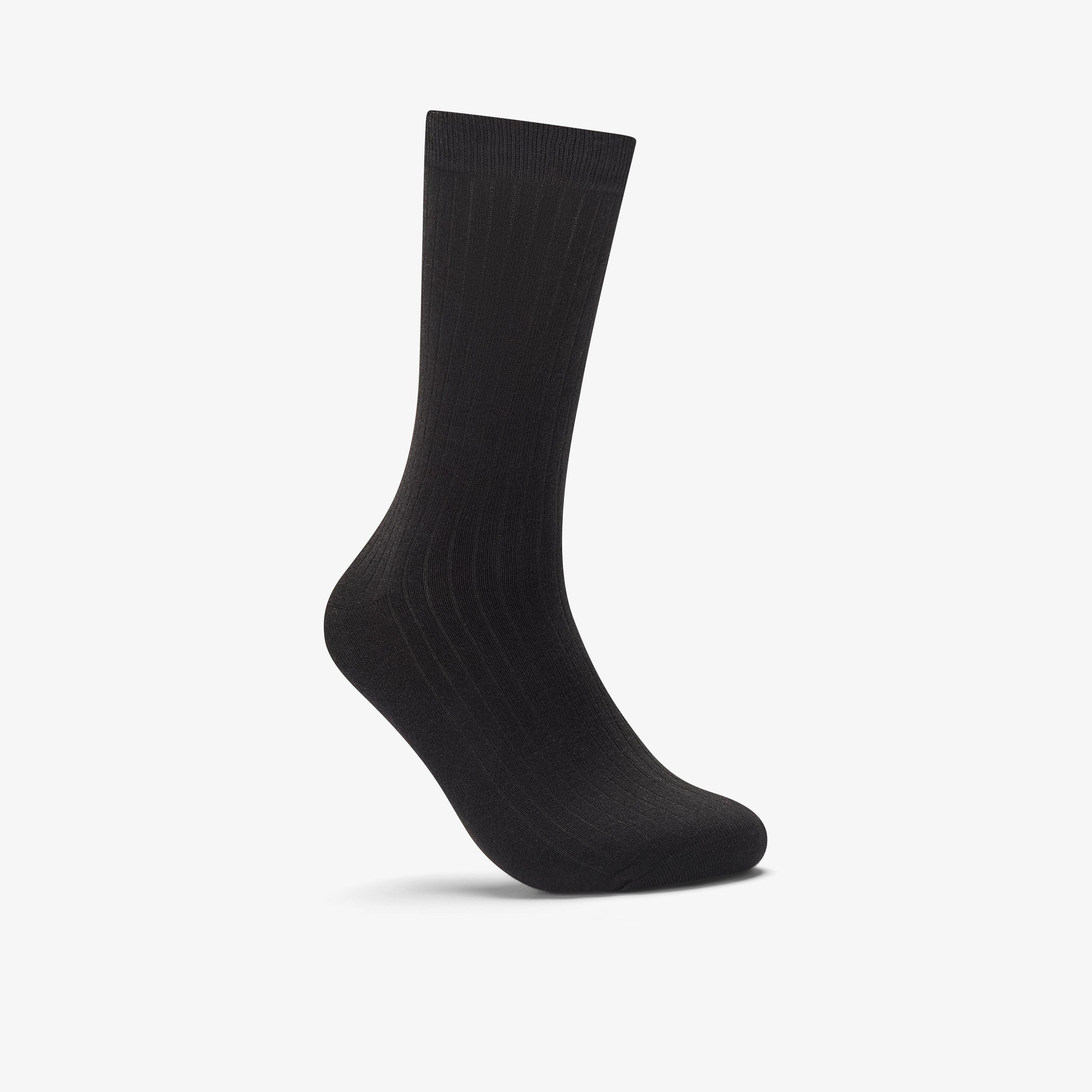 Crew Sock 3 Pack  — Black