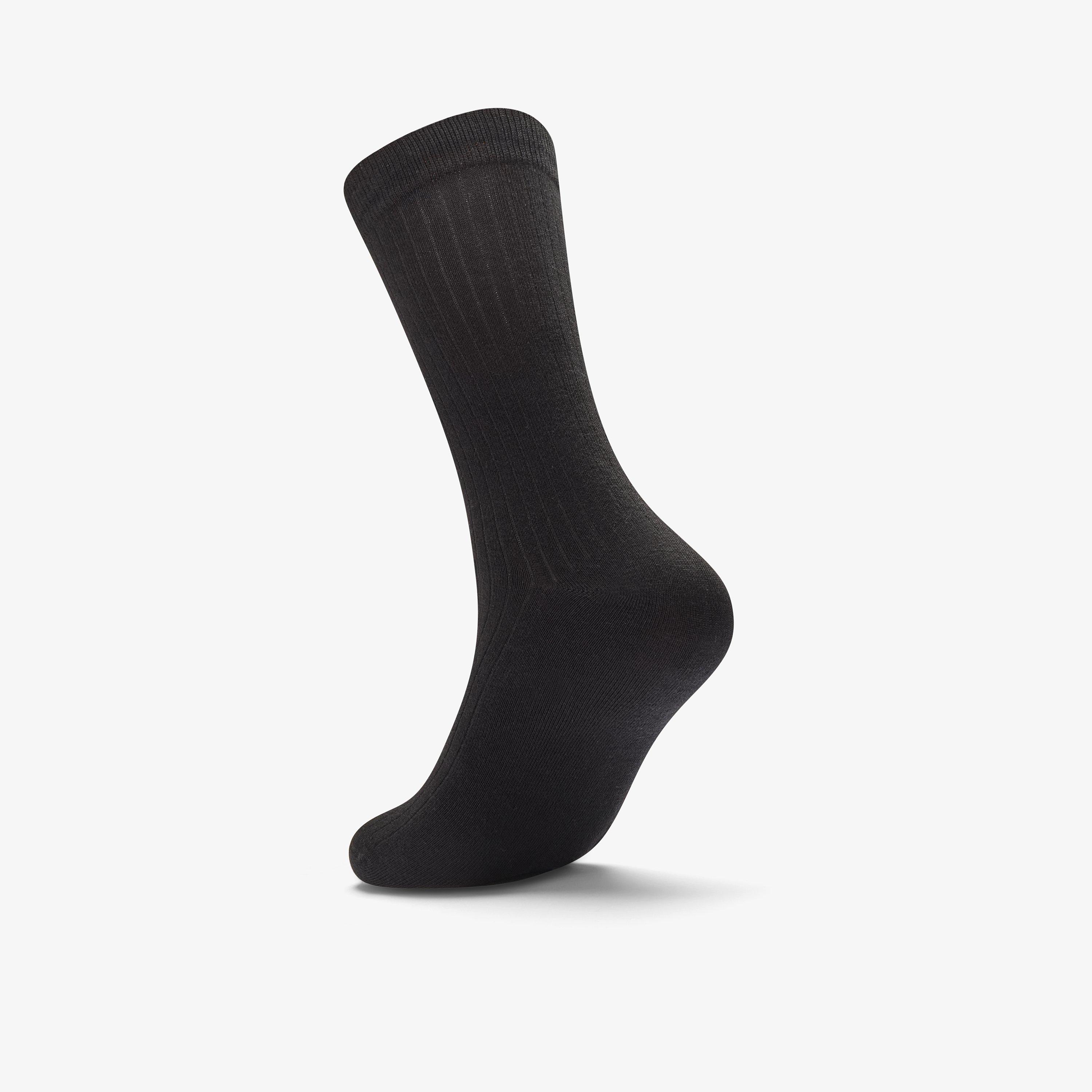 Crew Sock 3 Pack  — Black