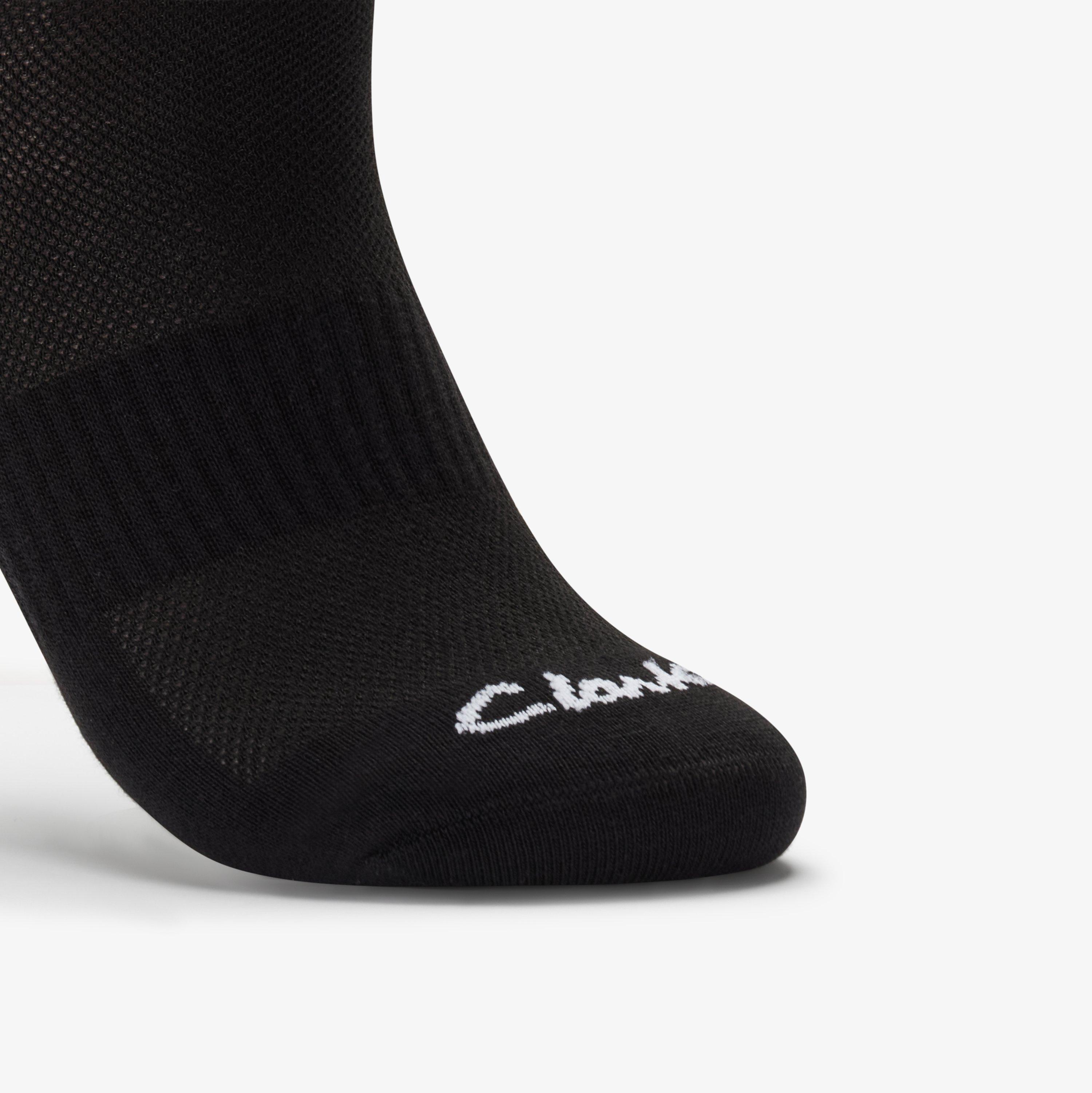 3 Pack Sport Ankle — Black