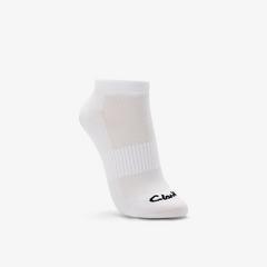 Ankle Socks 3 Pack Size 6-11 Black — White 2