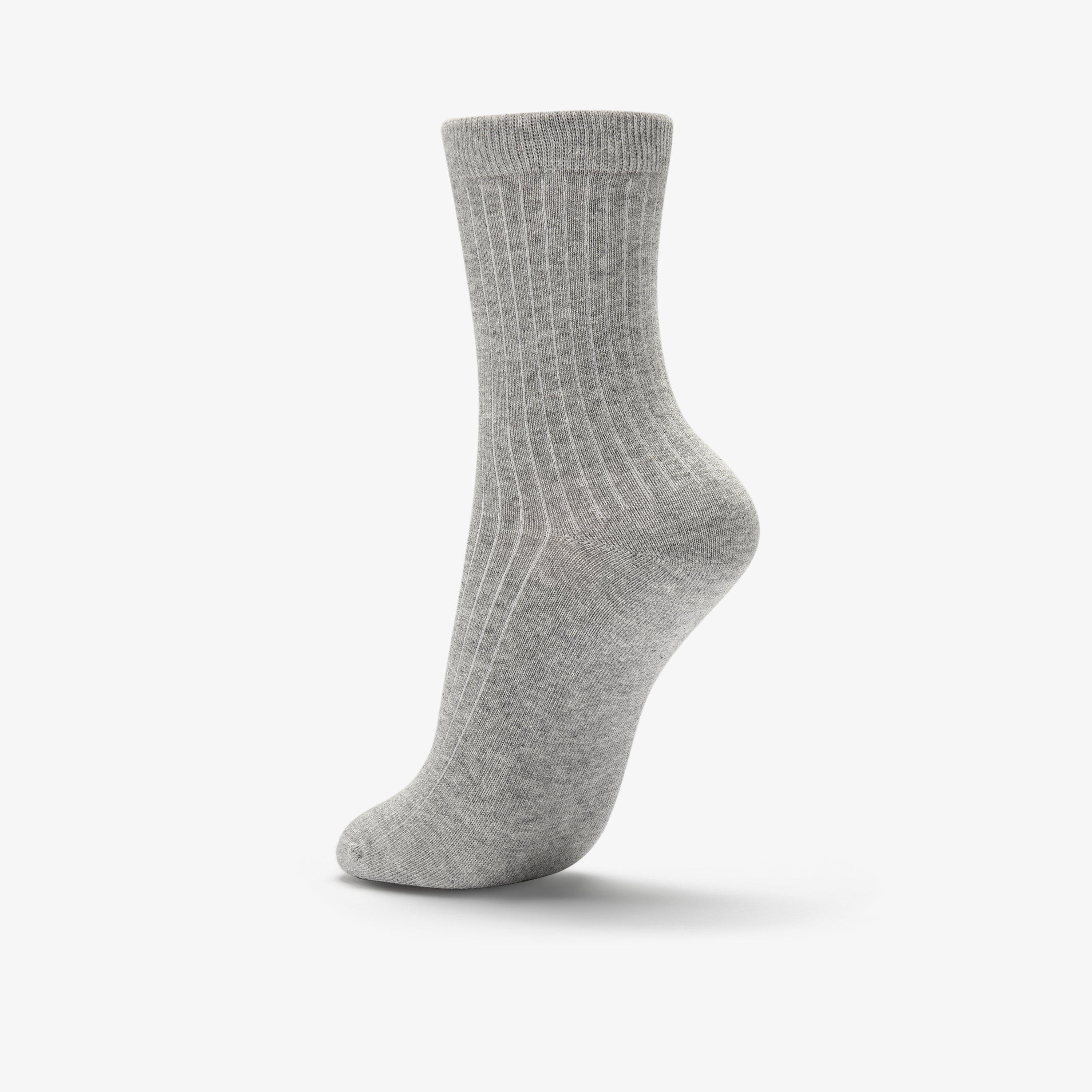 3 Pack Socks Size 2-8 Black — Black