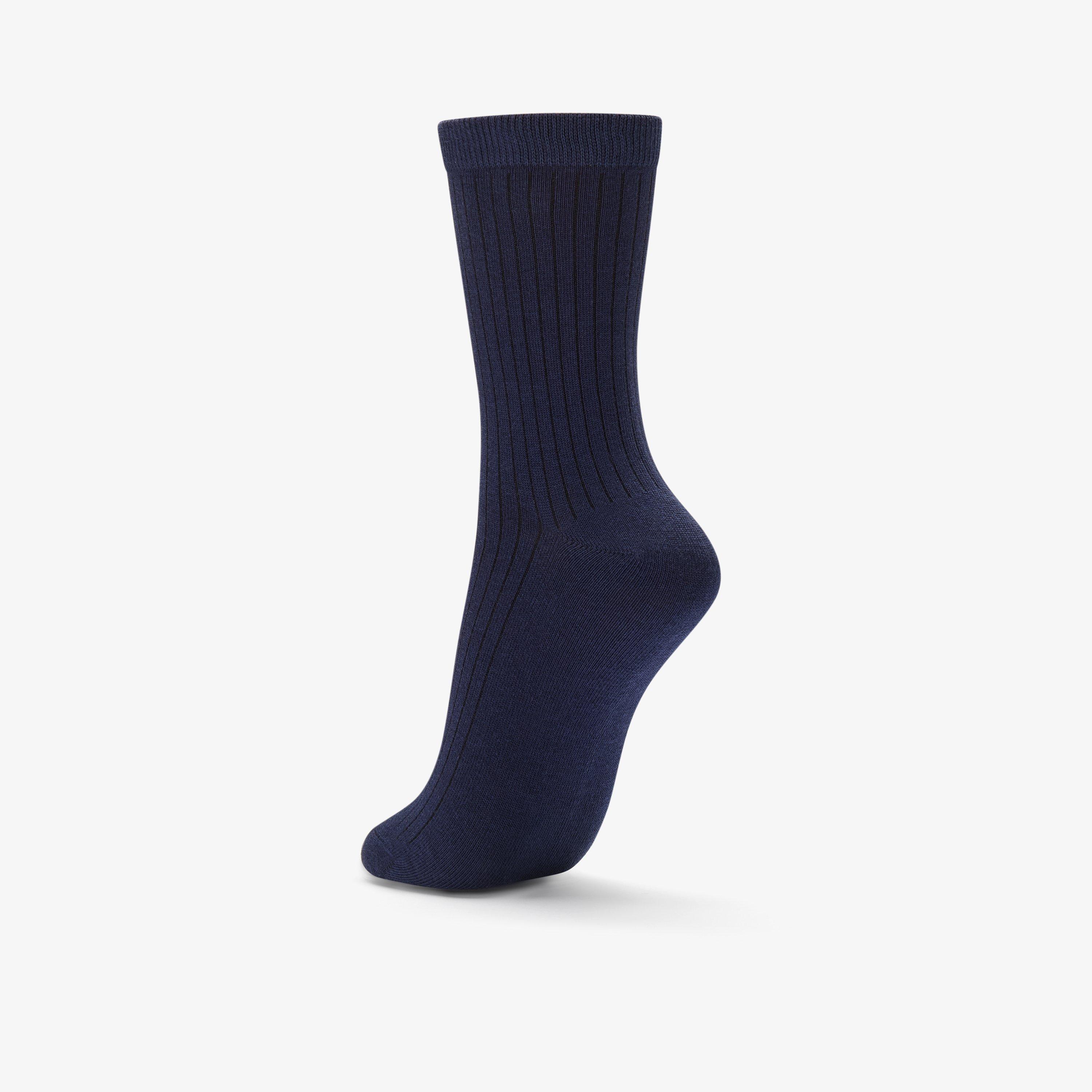 3 Pack Socks Size 2-8 Black — Black