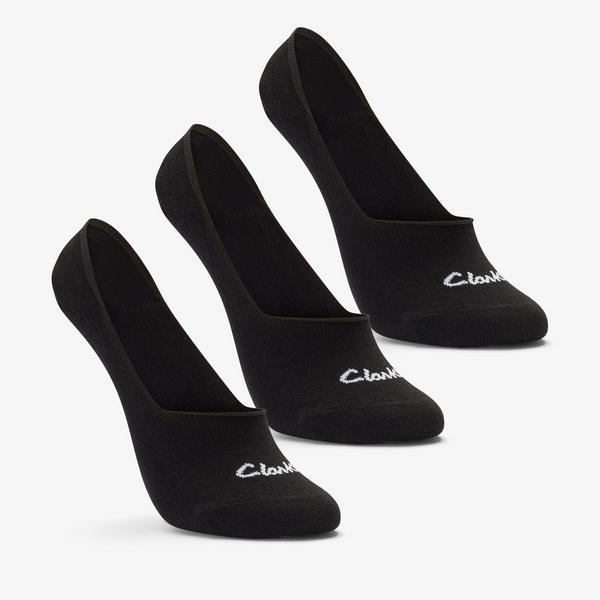 Sock Liners 3 Pack Size 2-8 Black — Black