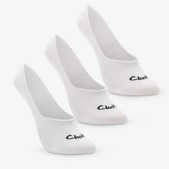 Sock Liners 3 Pack Size 2-8 Black — White 1