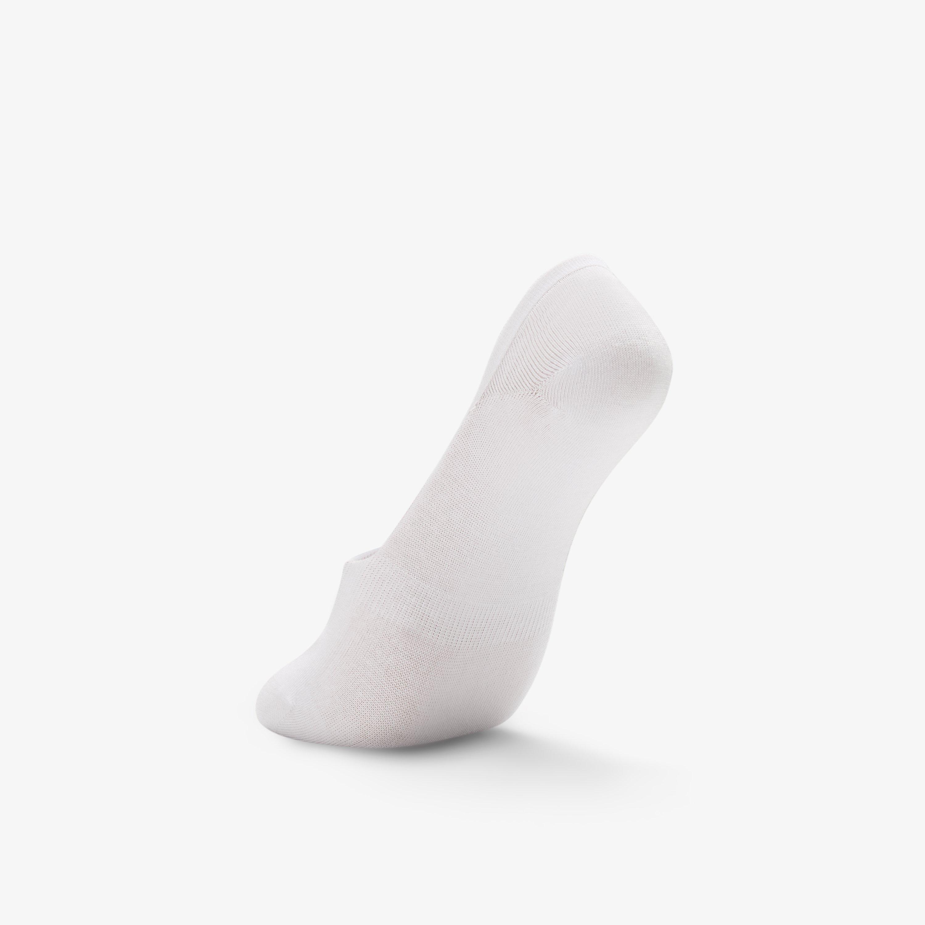 Sock Liners 3 Pack Size 2-8 Black — White