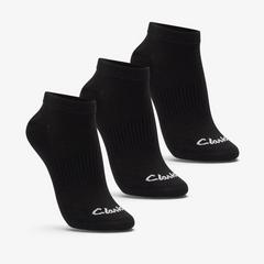 Ankle Socks 3 Pack Size 2-8 Black — Black 1
