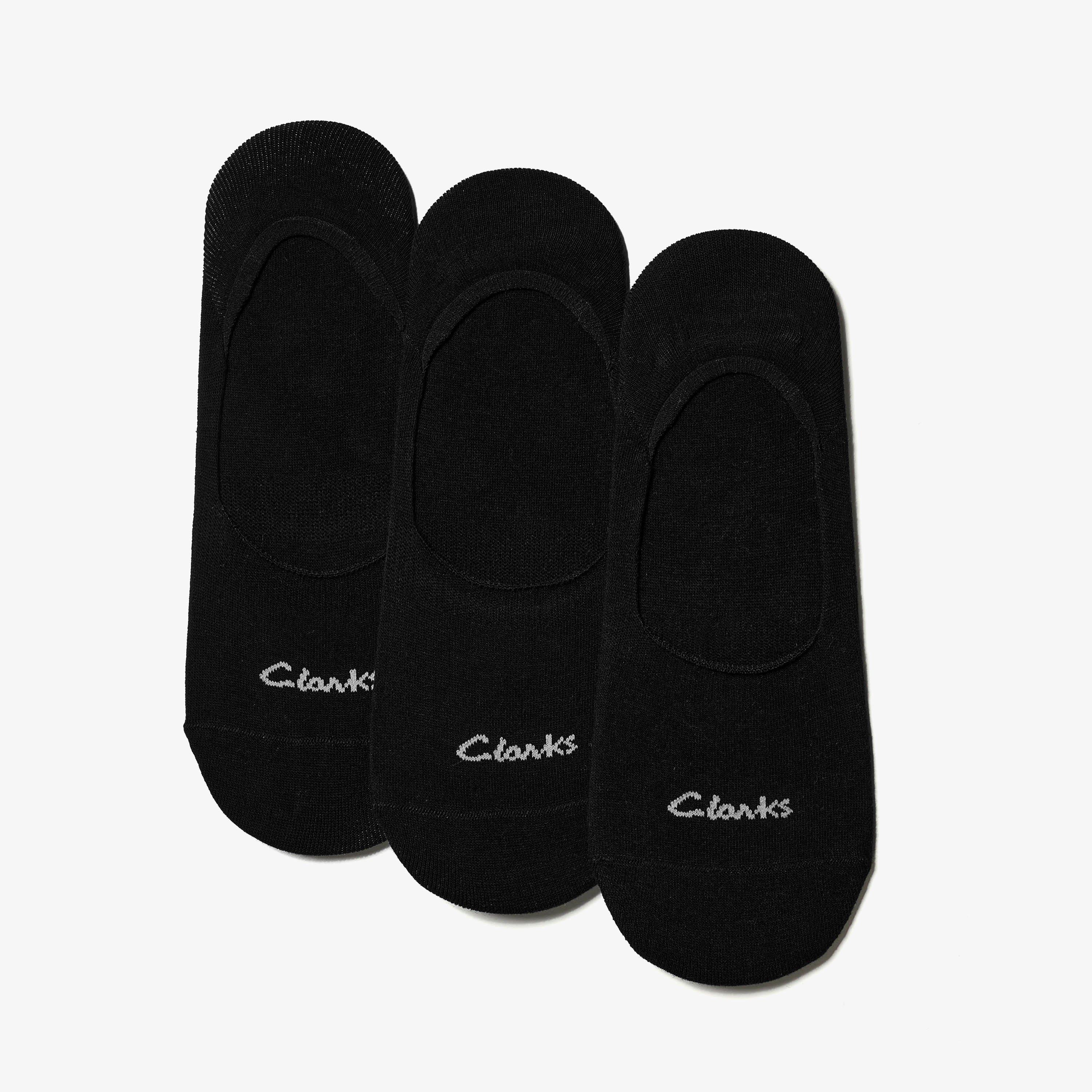 3 Pack Sock Liner Black Socks, view 1 of 2