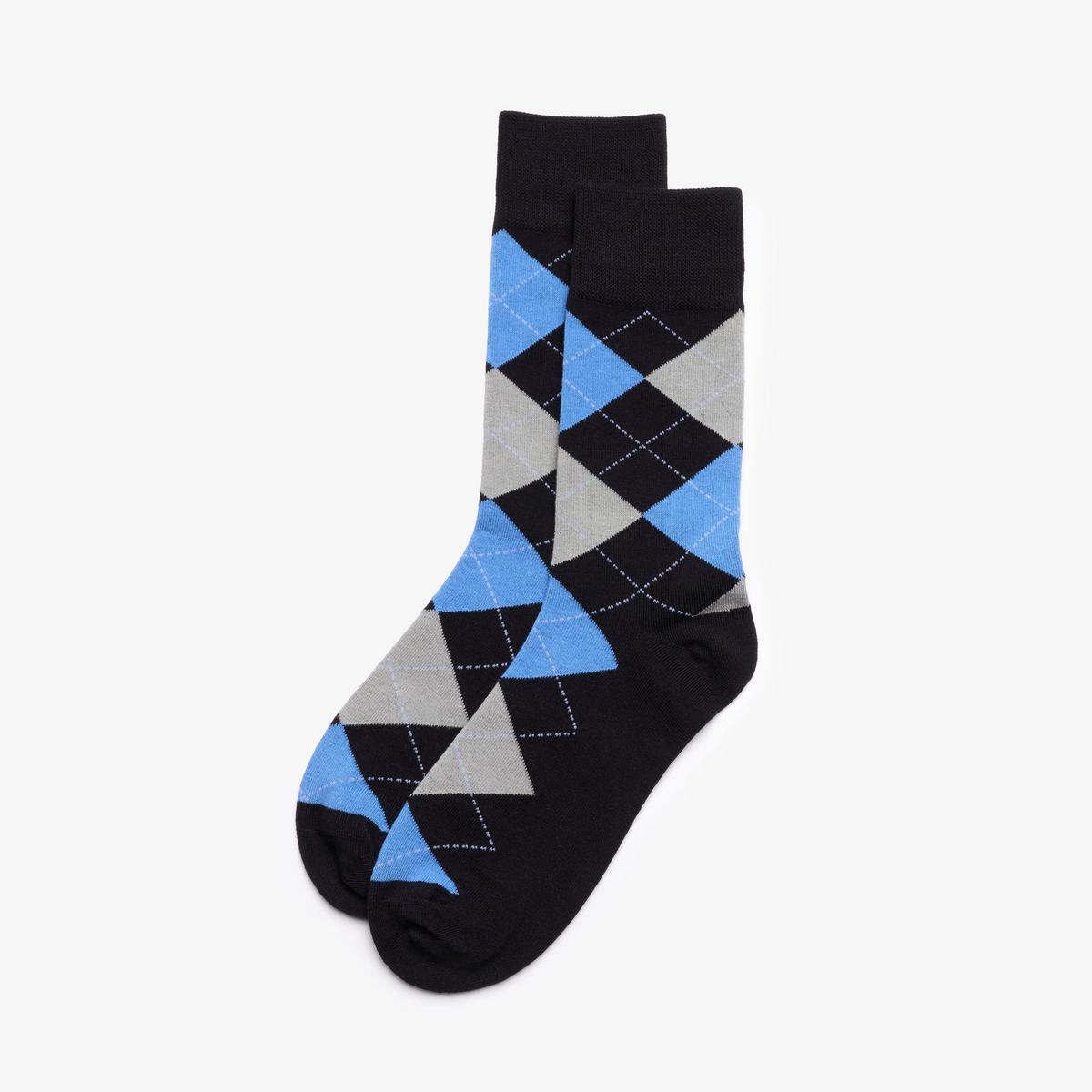Interest Crew Socks  — Blue