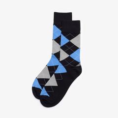 Interest Crew Socks  — Blue 1