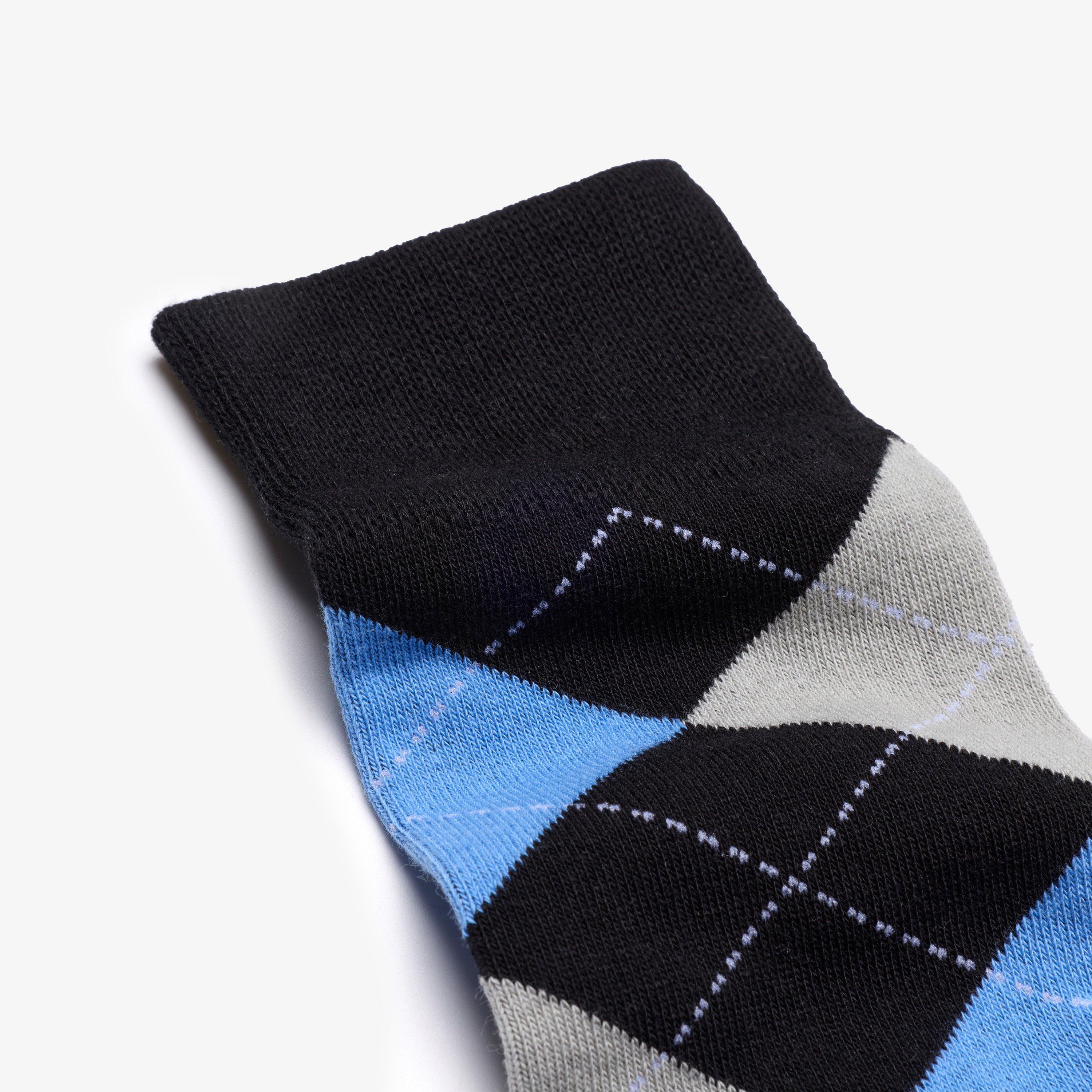 Interest Crew Socks  — Blue