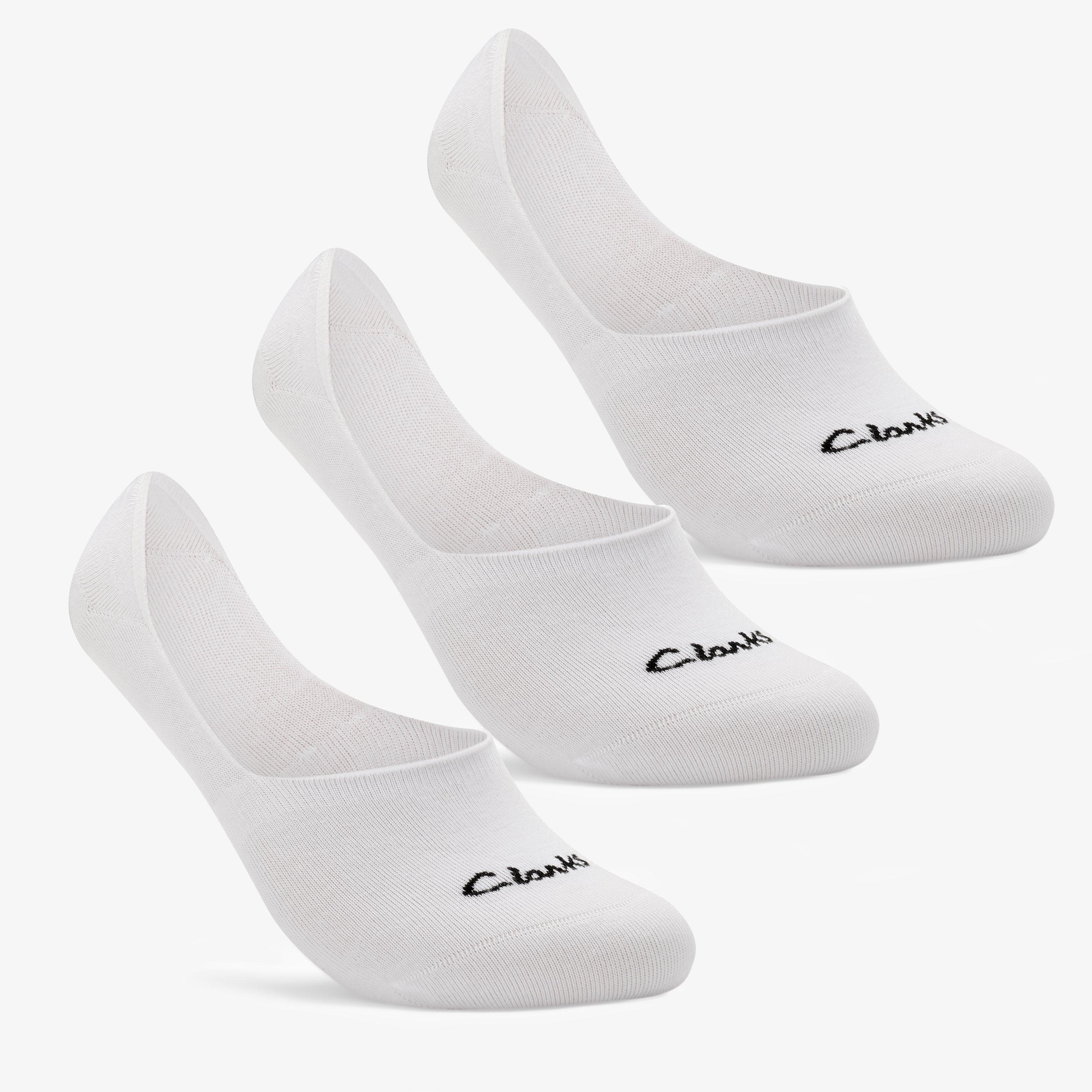 Sock Liners 3 Pack Size 6-11White White Socks, view 1 of 4