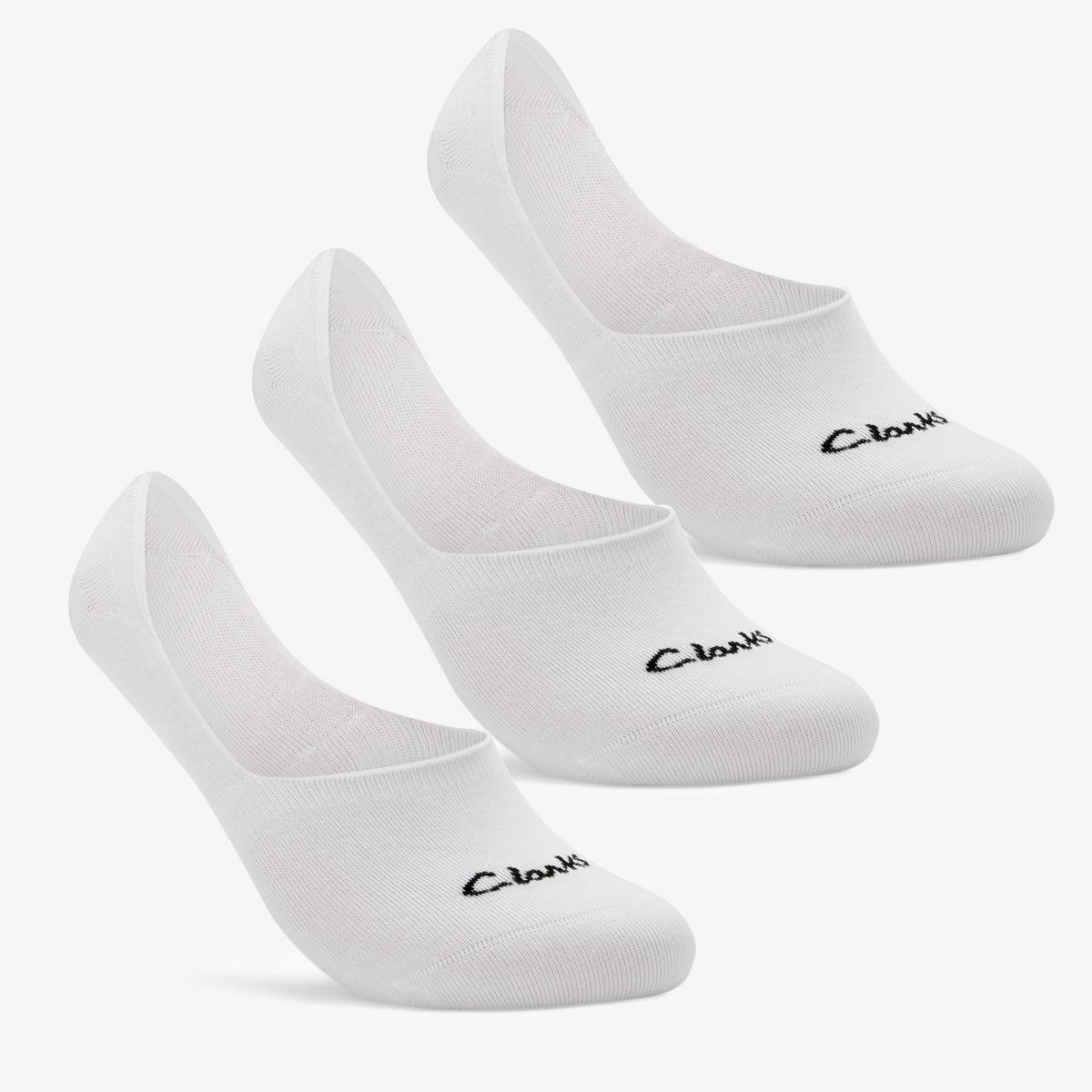Sock Liners 3 Pack Size 6-11 Black — White