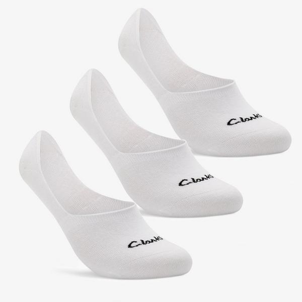 Sock Liners 3 Pack Size 6-11 Black — White