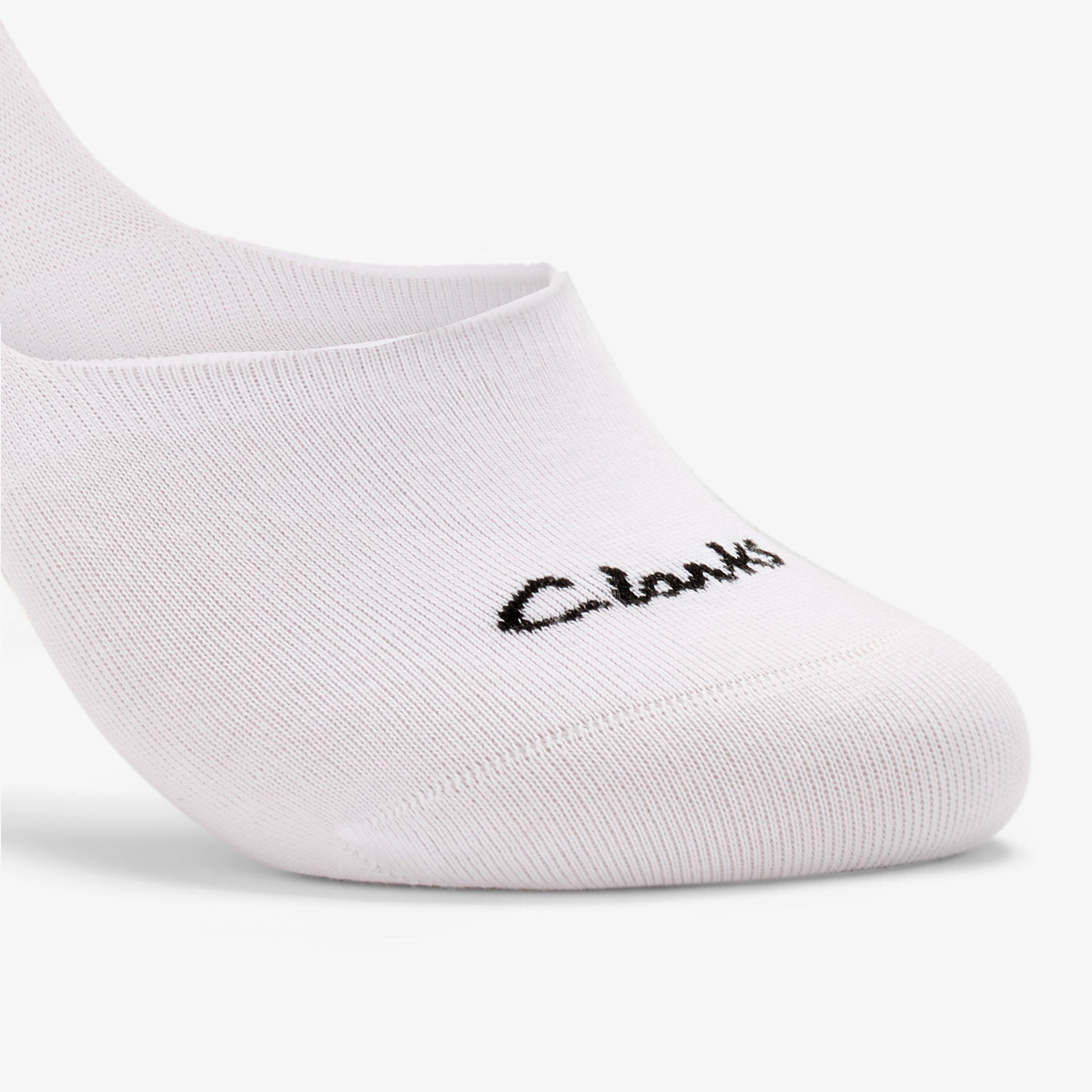 Sock Liners 3 Pack Size 6-11 Black — White