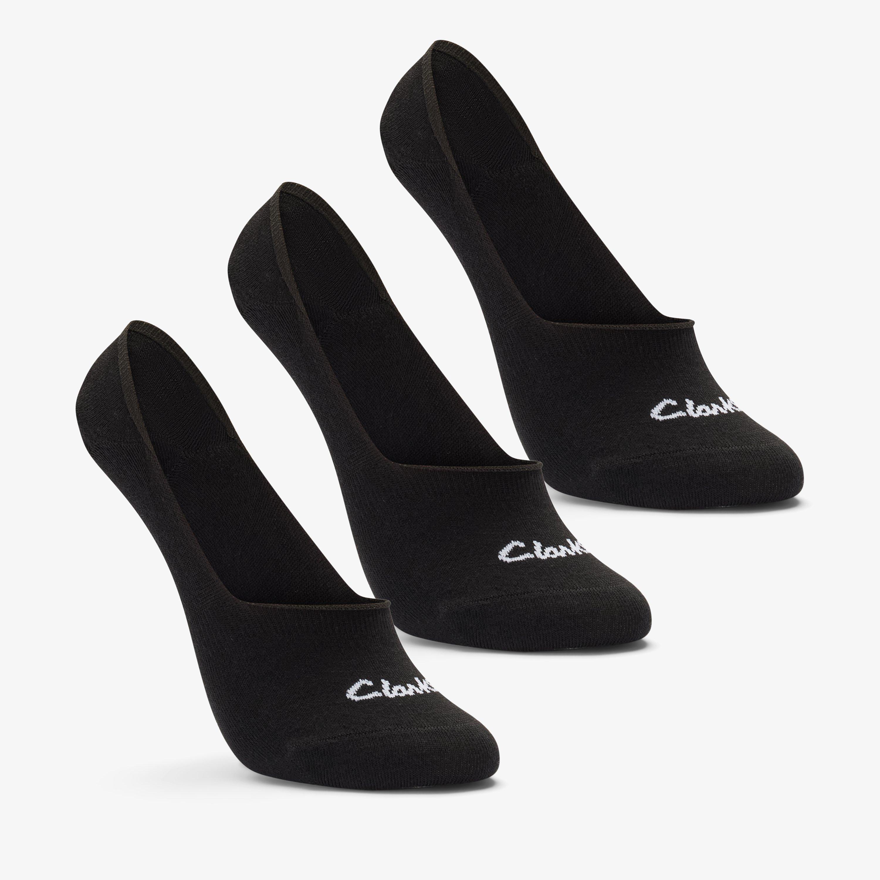 3 Pack Sock Liner Black Socks, view 1 of 4