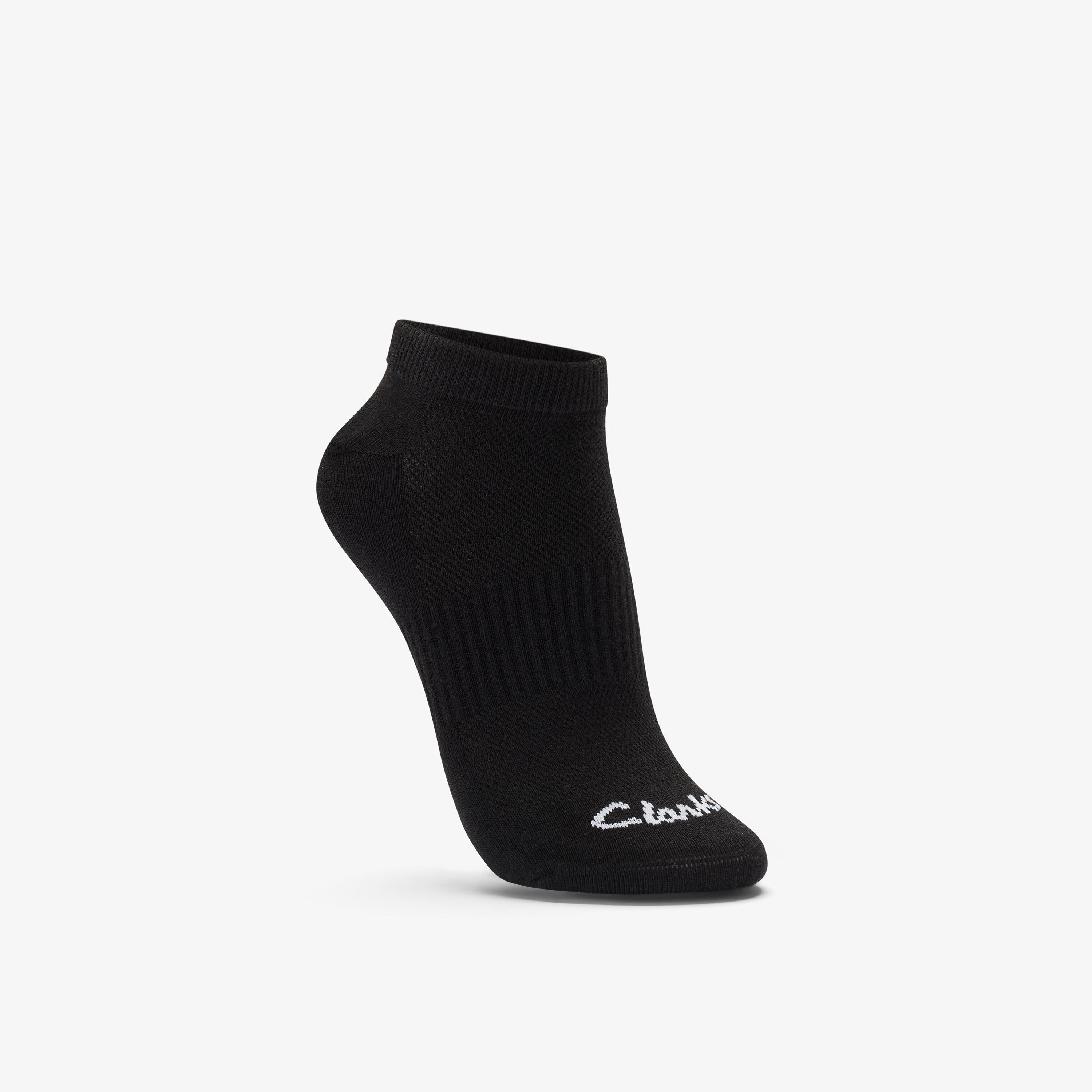 3 Pack Sport Ankle — Black