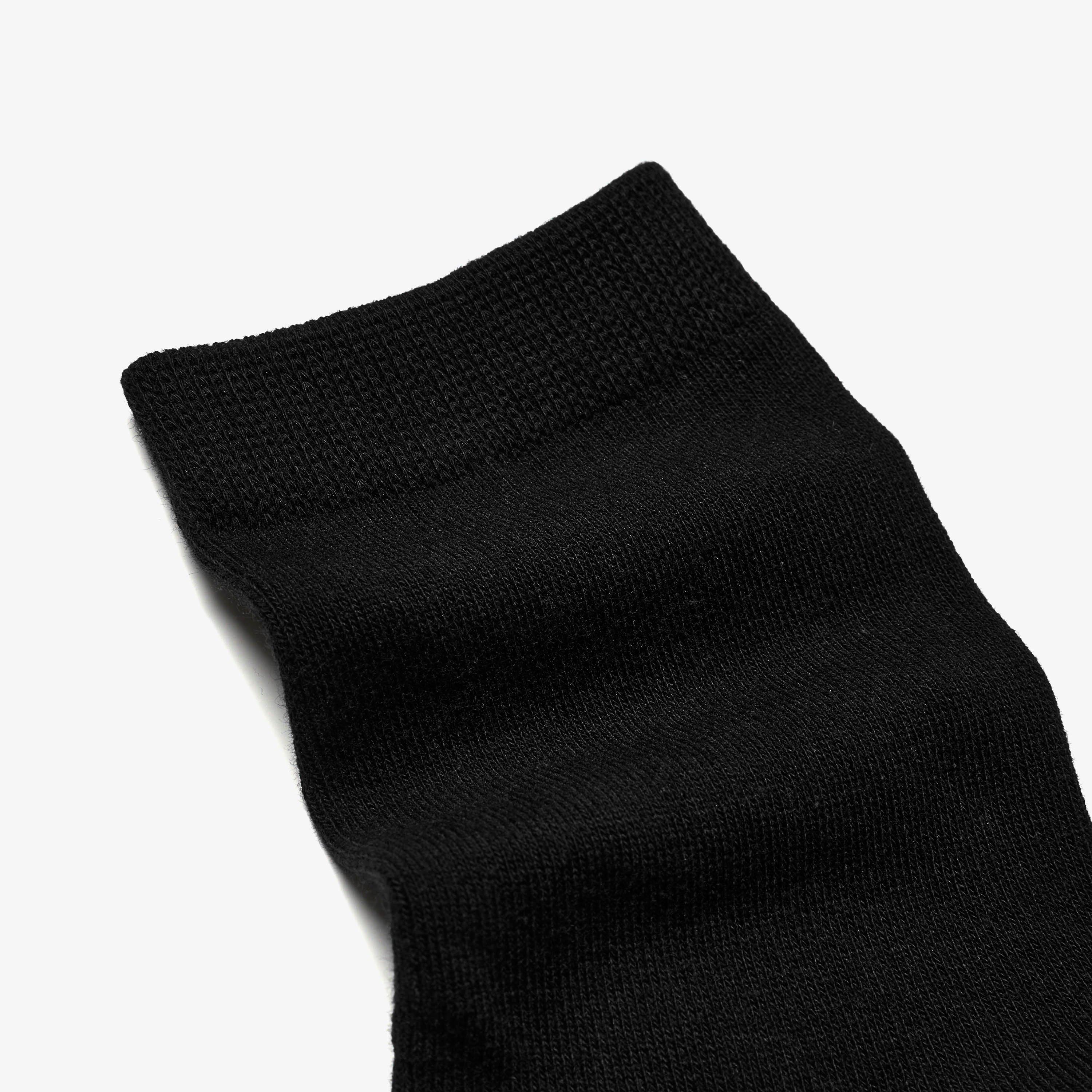 3 Pack Crew Sock — Black