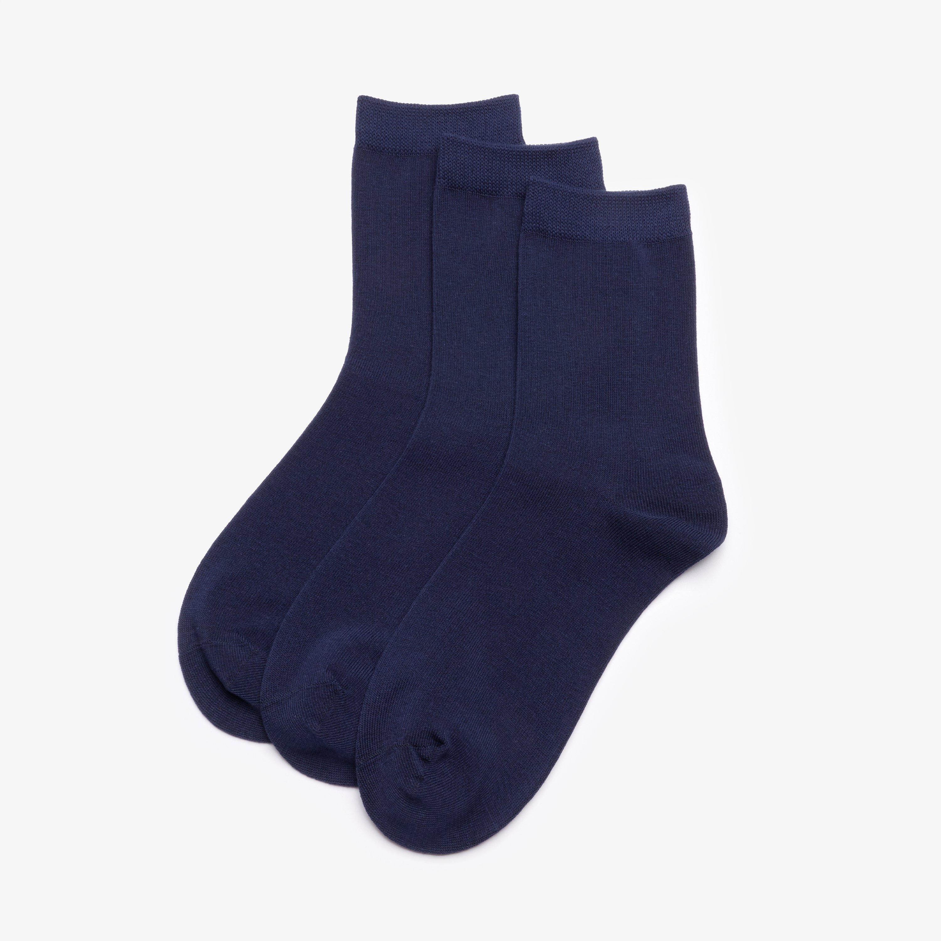 3 Pack Crew Sock  Navy Socks, view 1 of 2