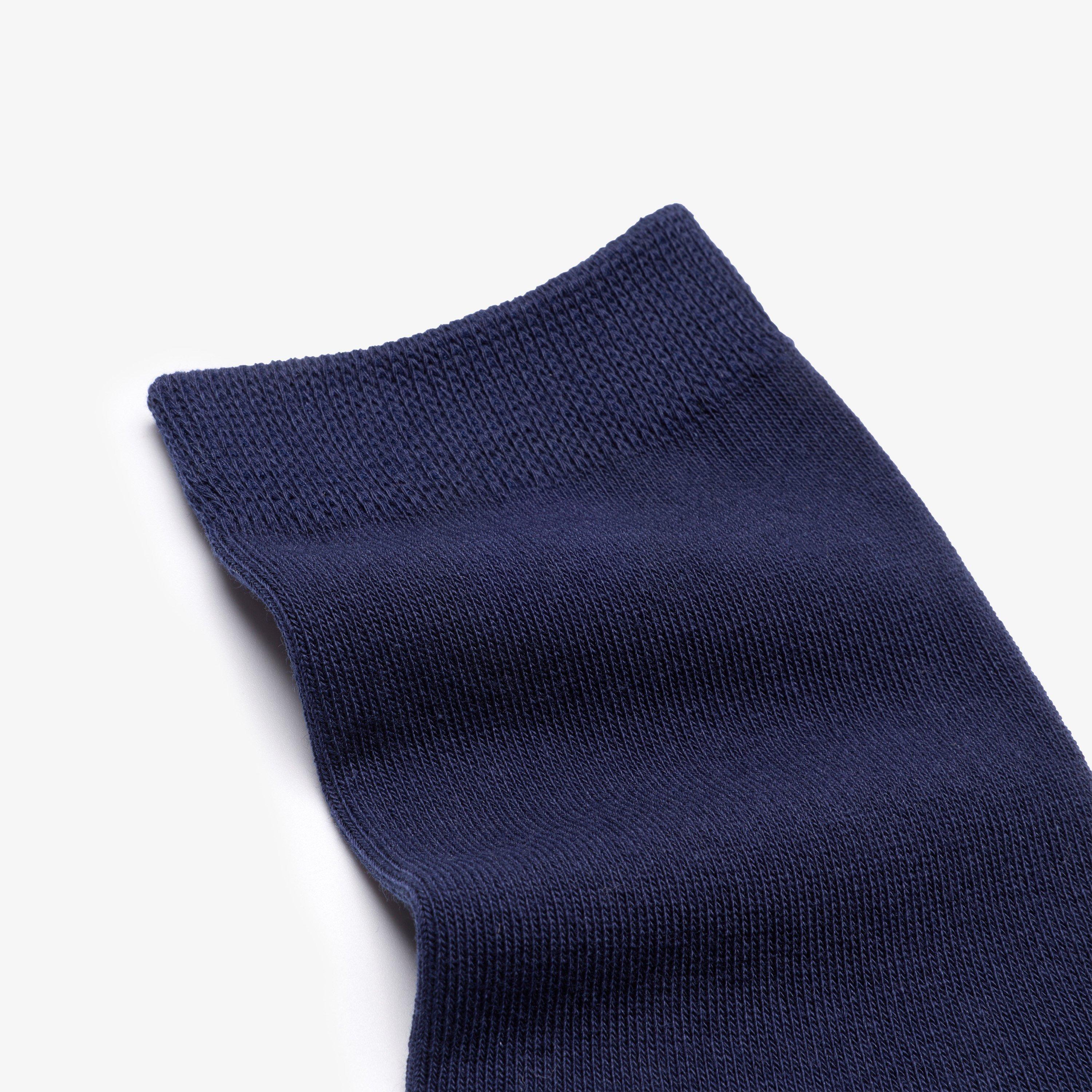 3 Pack Crew Sock — Blue