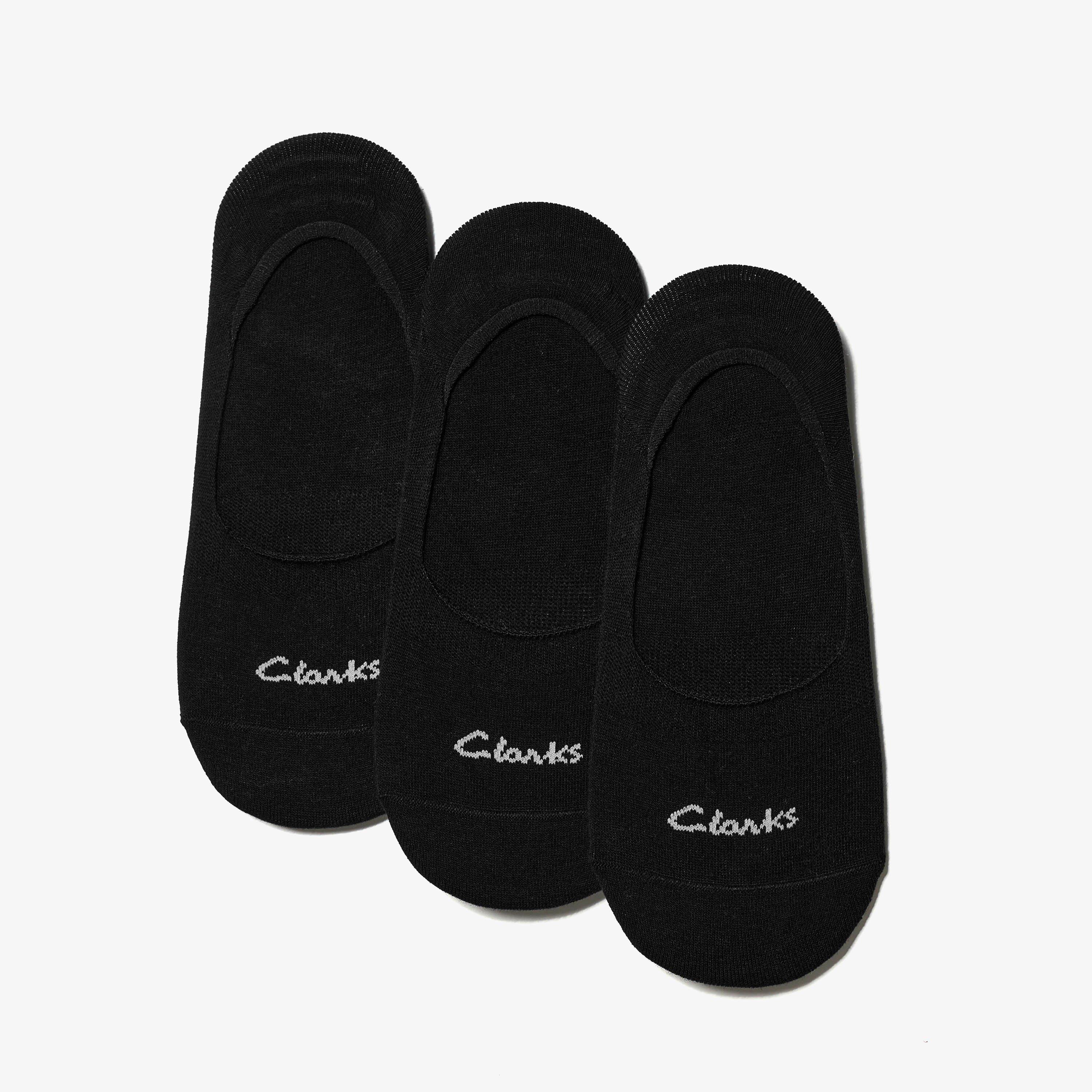 3 Pack Liner Sock Black Socks, view 1 of 2