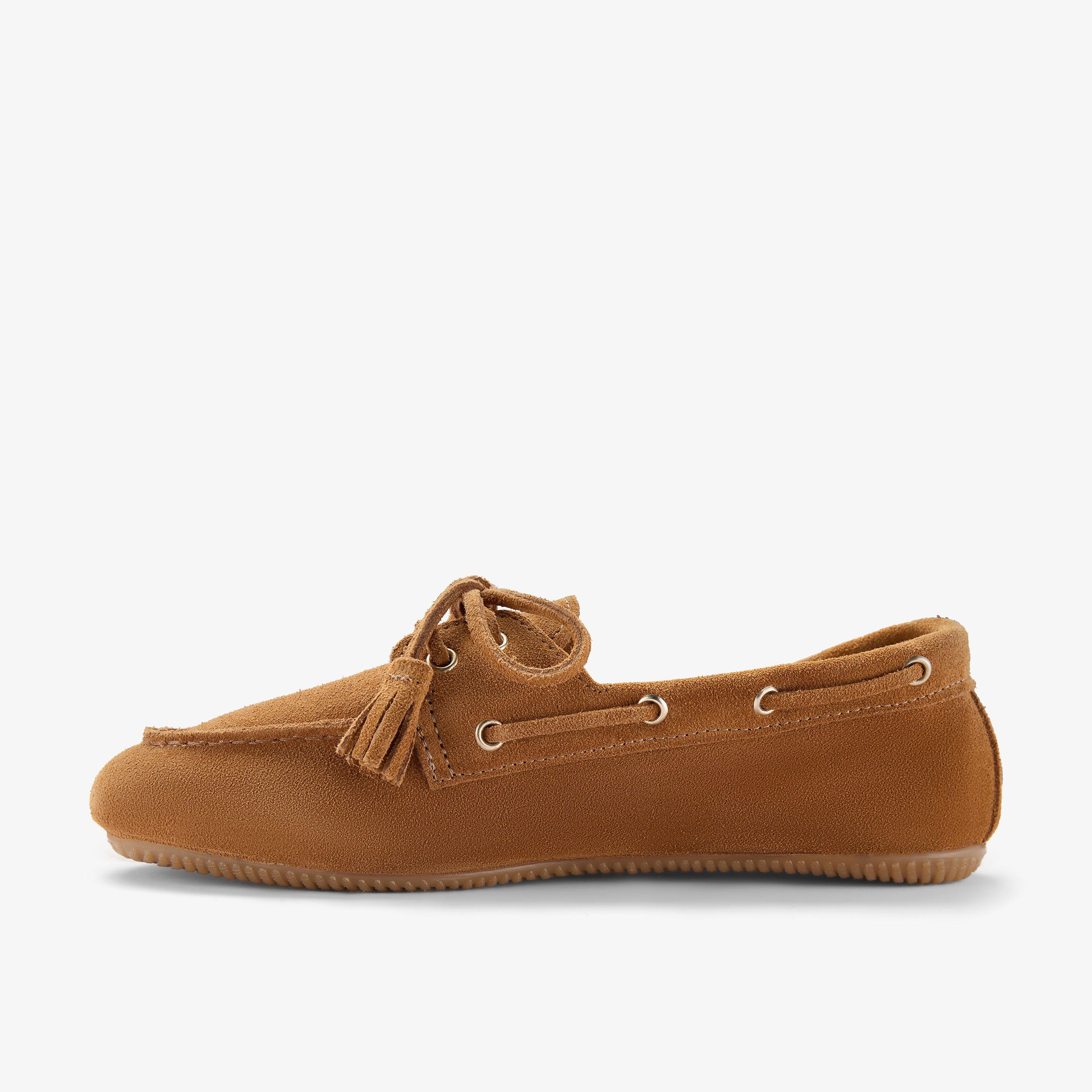 Savona Boat Tan Suede