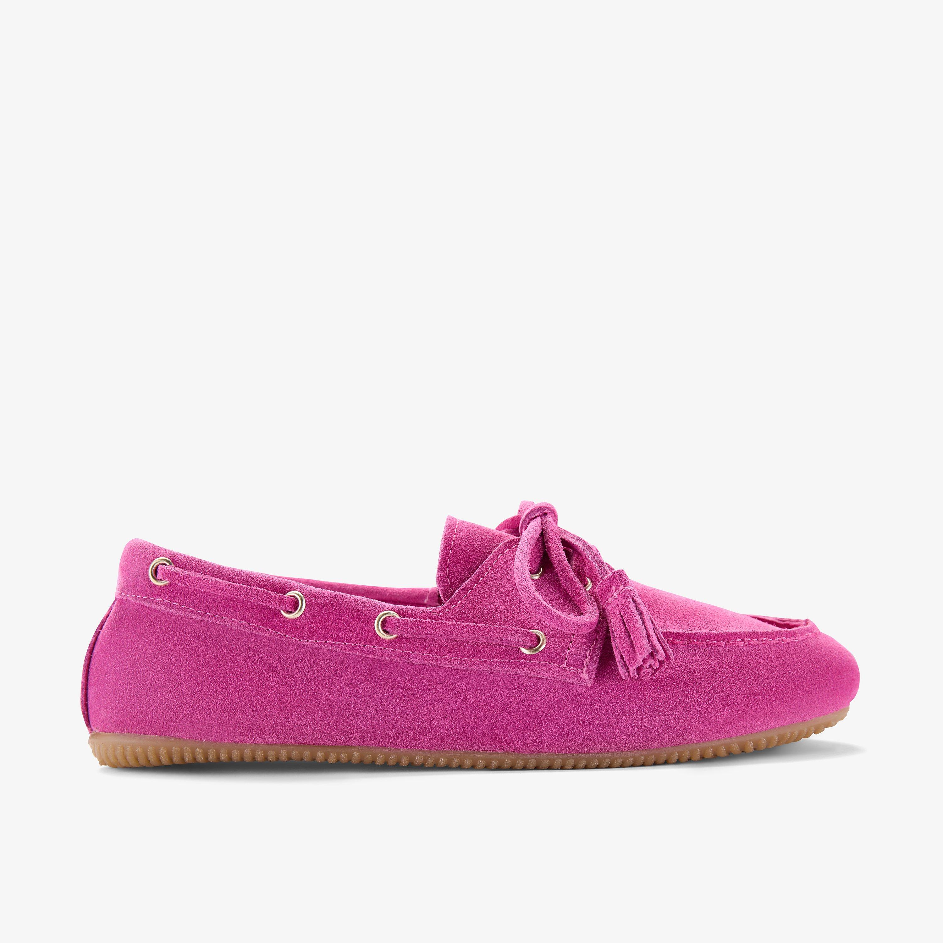 Savona Boat Pink Suede Boat Shoes, view 1 of 6