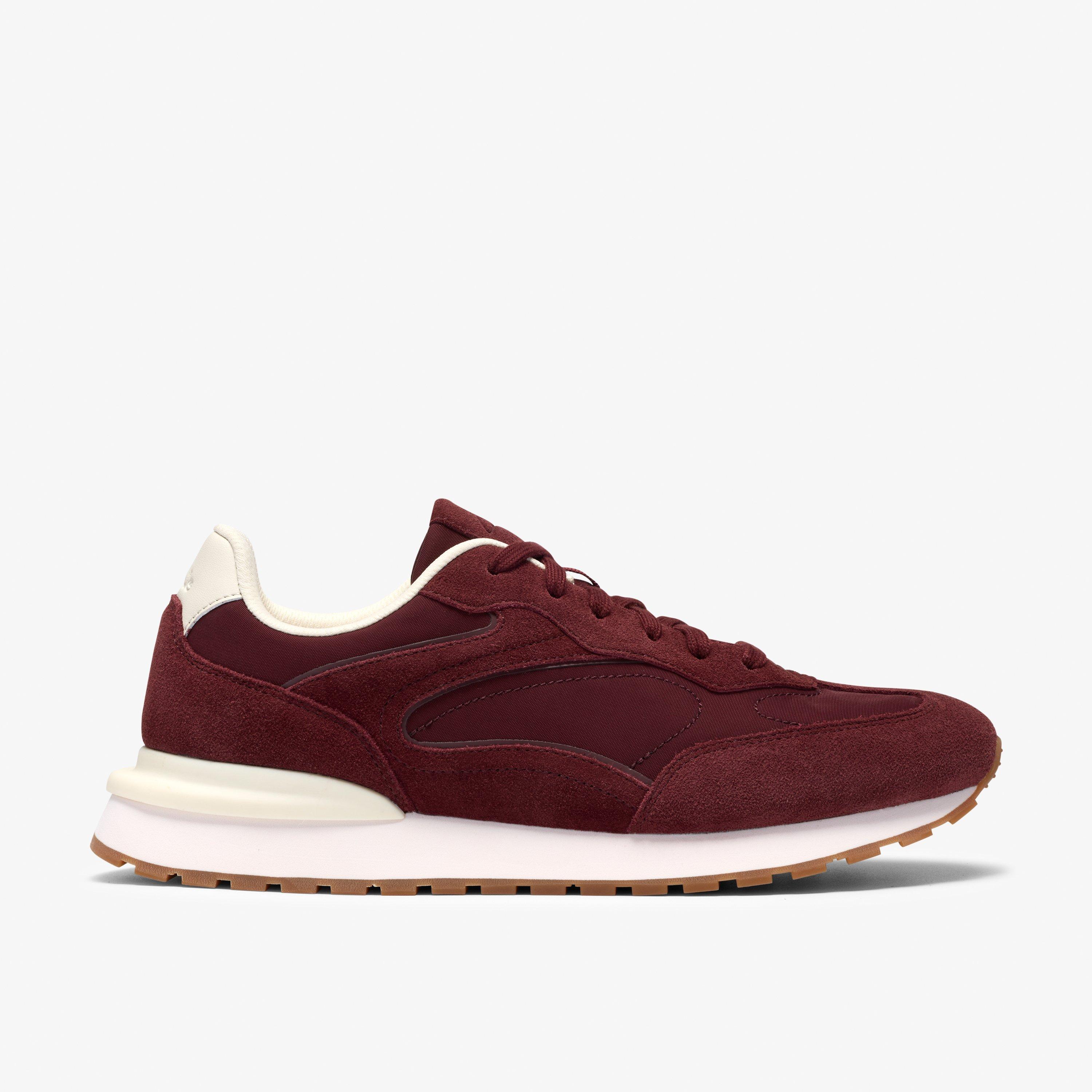 Pentflow Lace Burgundy Trainers, view 1 of 6