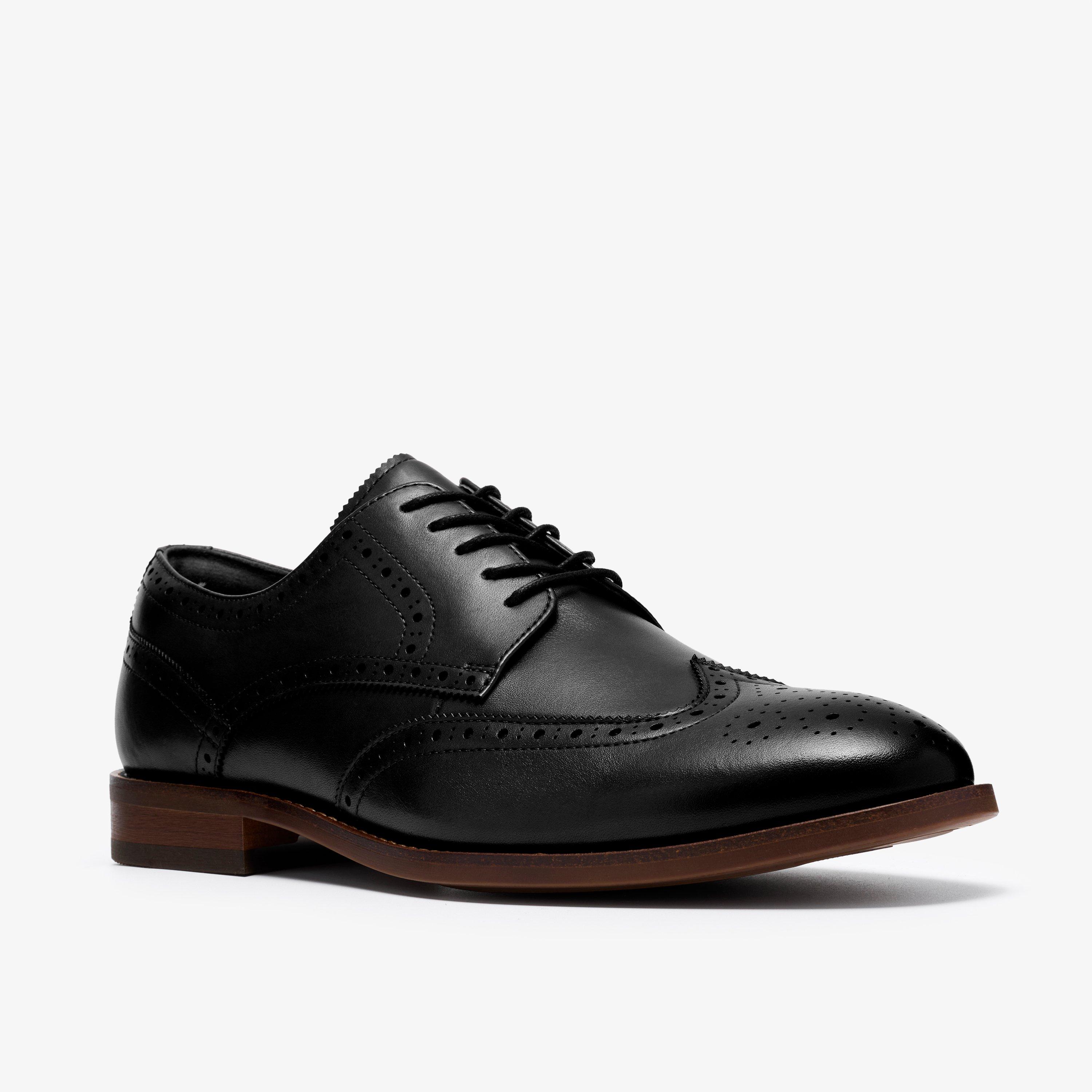 Bowburn Tip Shoes  — Black