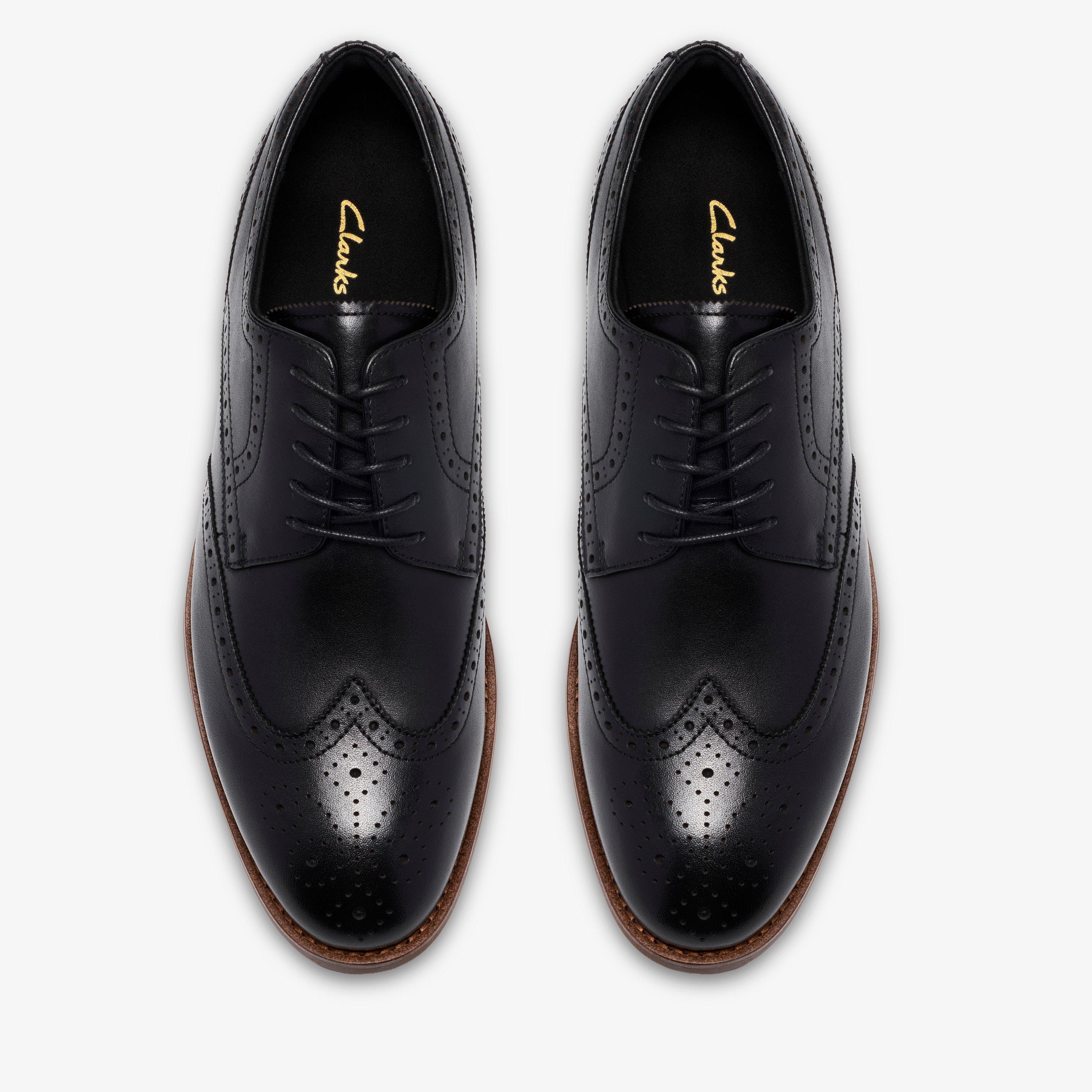 Bowburn Tip Shoes  — Black