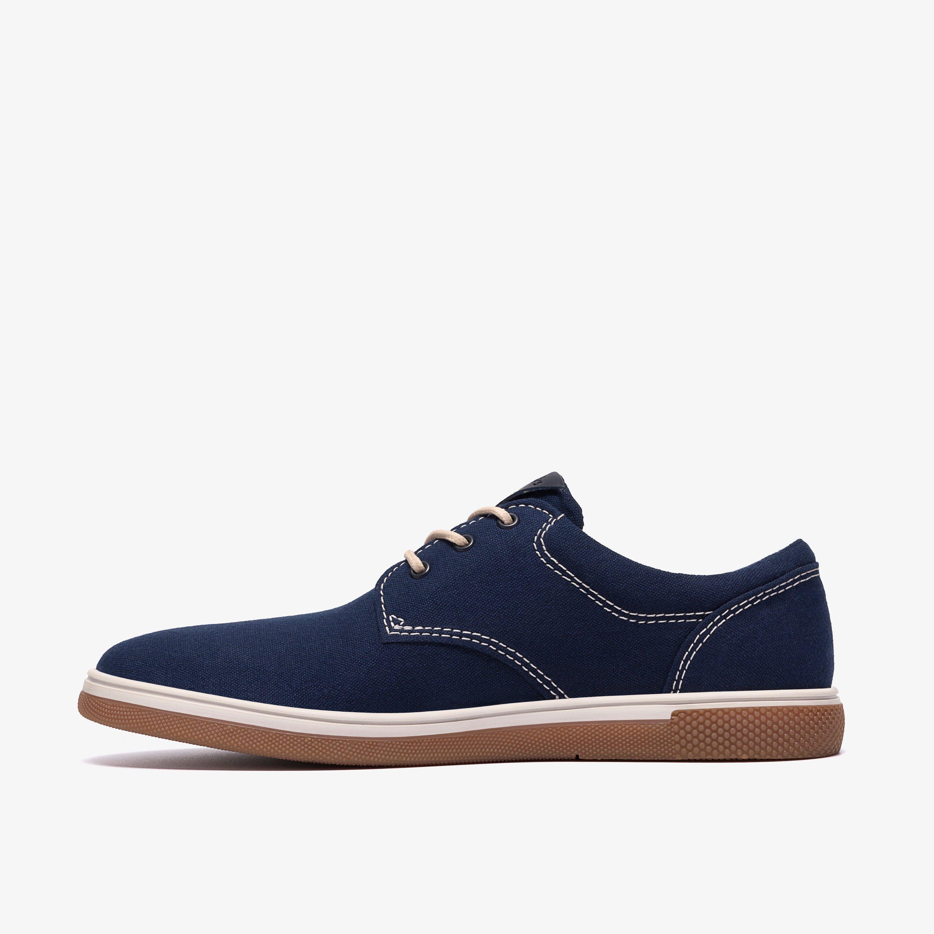 Holworth Lace Navy Textile Derby Shoes Lace Up, view 2 of 6