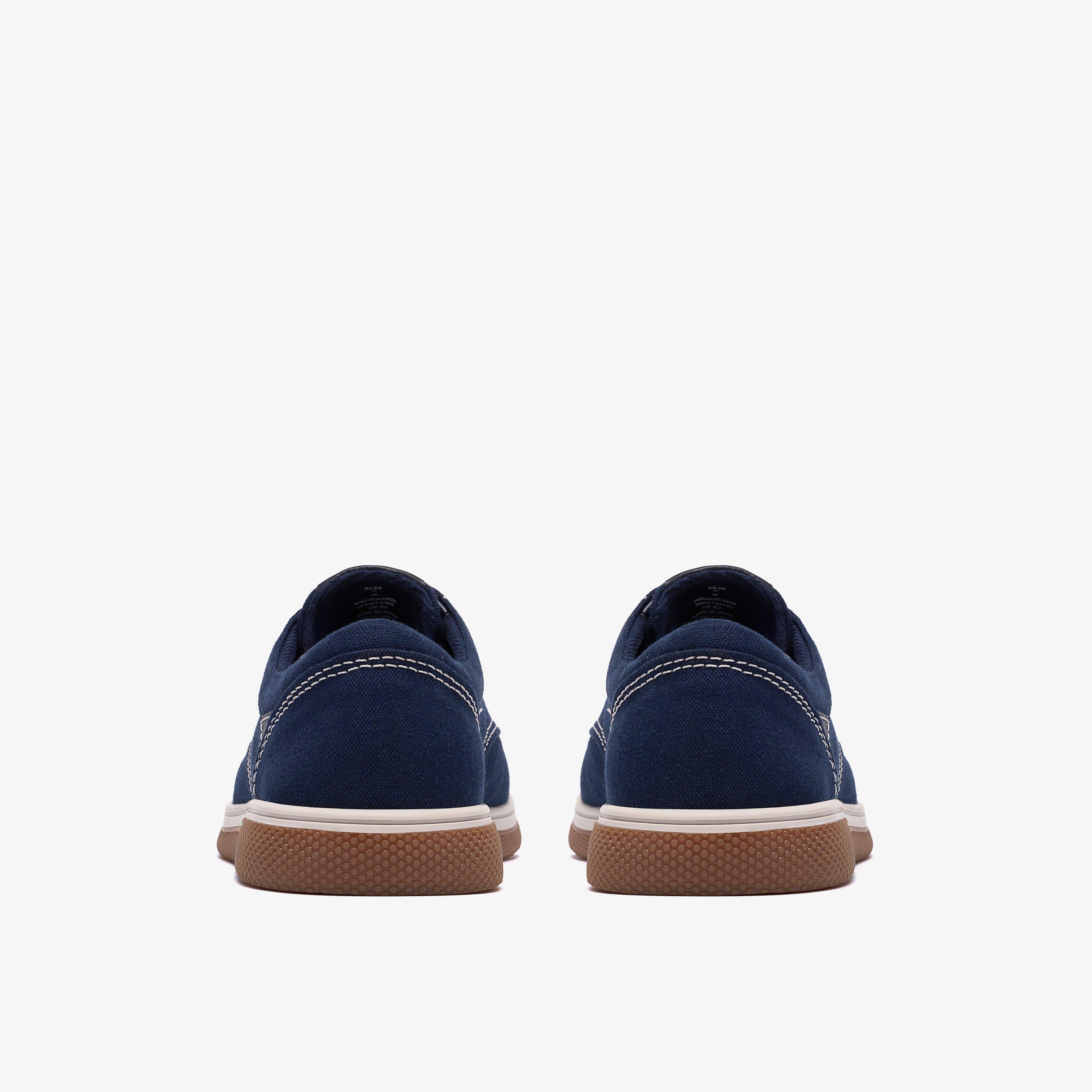 Holworth Lace Navy Textile Derby Shoes Lace Up, view 5 of 6