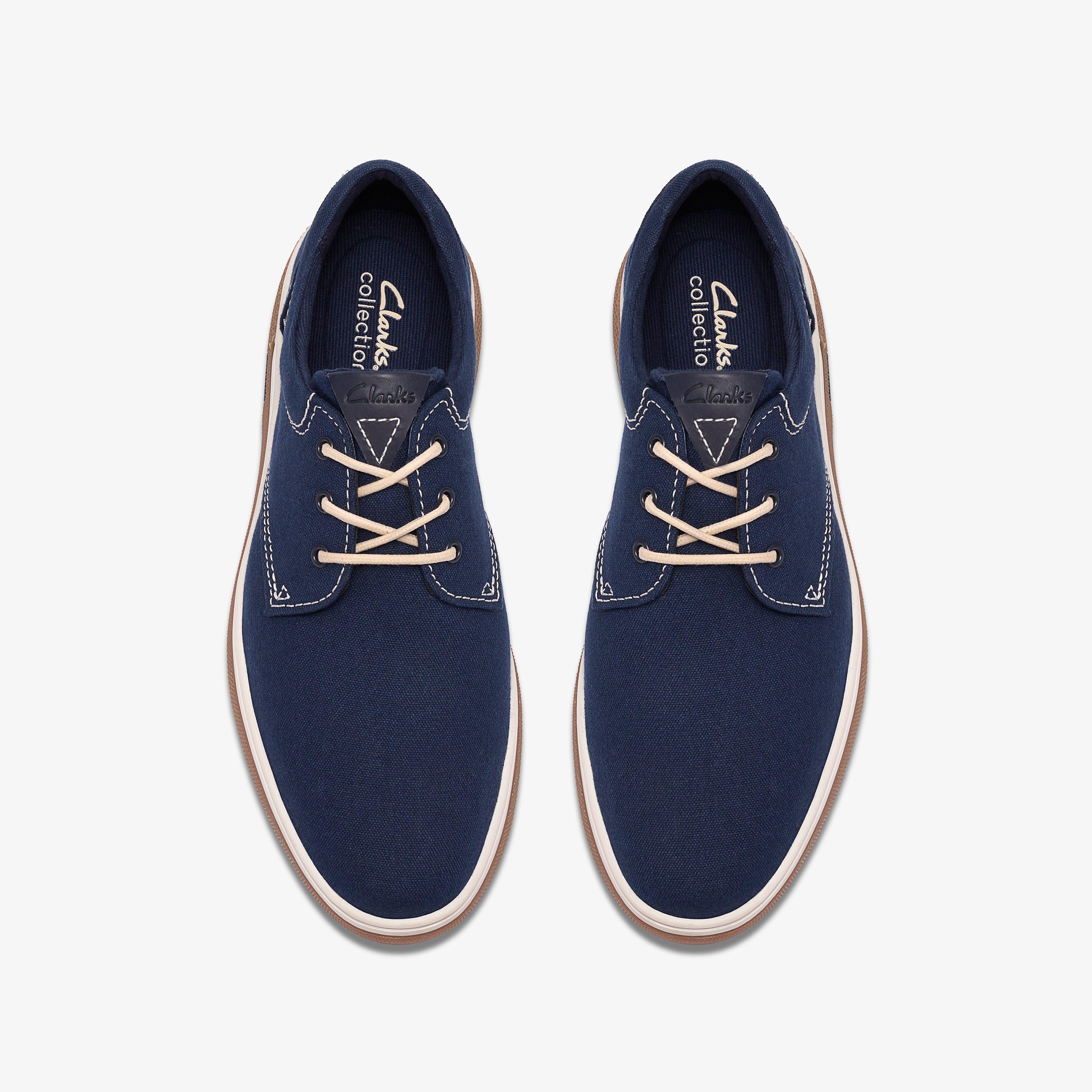Holworth Lace Navy Textile Derby Shoes Lace Up, view 6 of 6