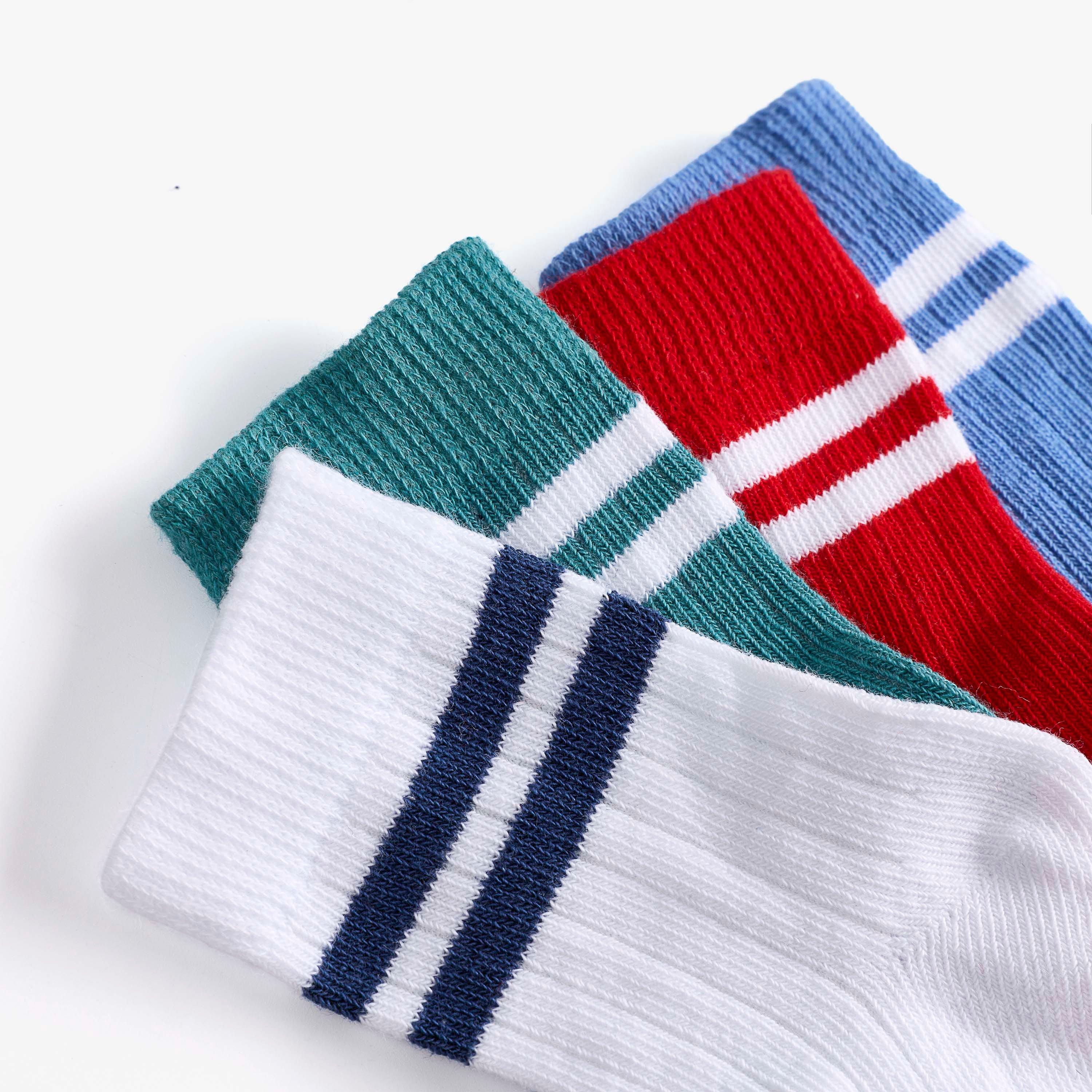 4 Pack Stripe Socks 1-2 years Blue Multicolour Socks, view 4 of 4