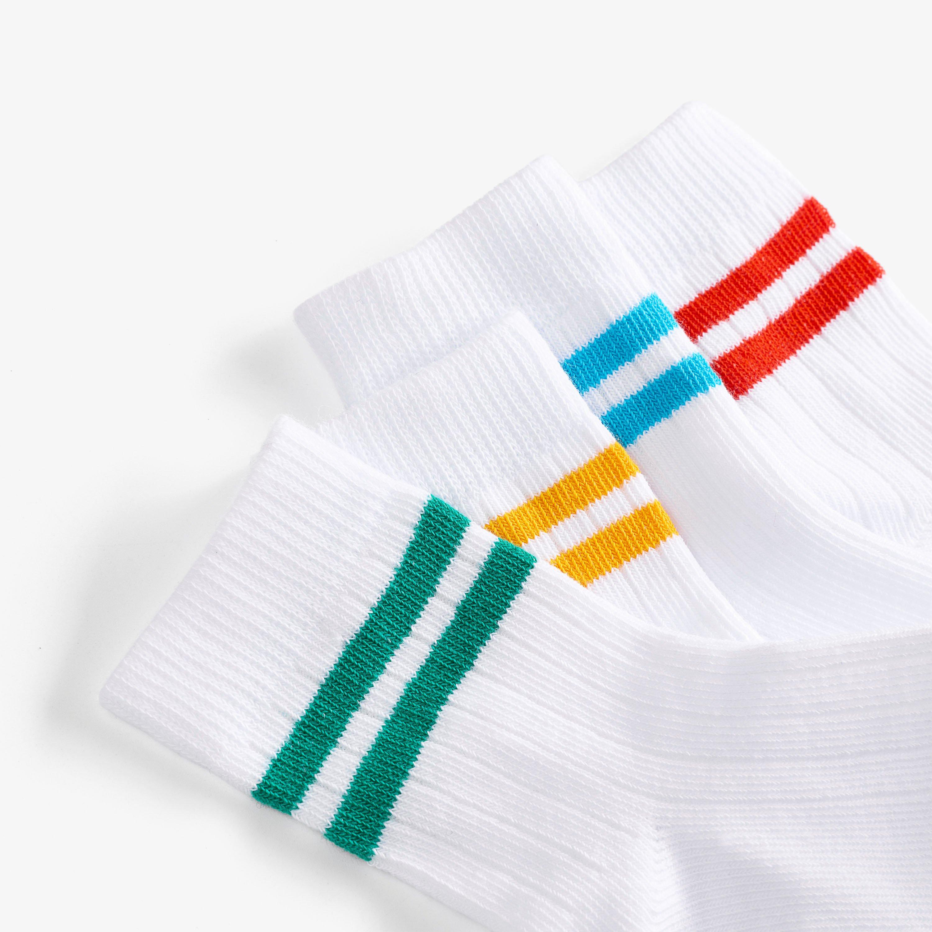 4 Pack Stripe Socks 1-2 years White Multicolour Socks, view 4 of 4