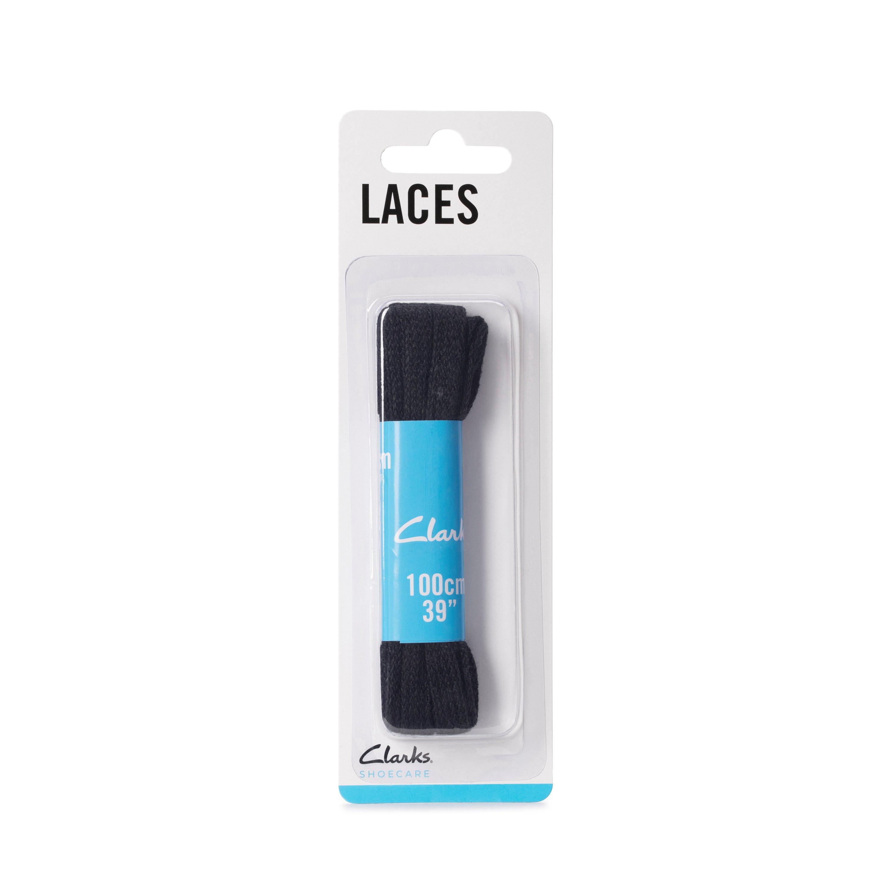 100cm Flat Black Laces Black Laces, view 1 of 2