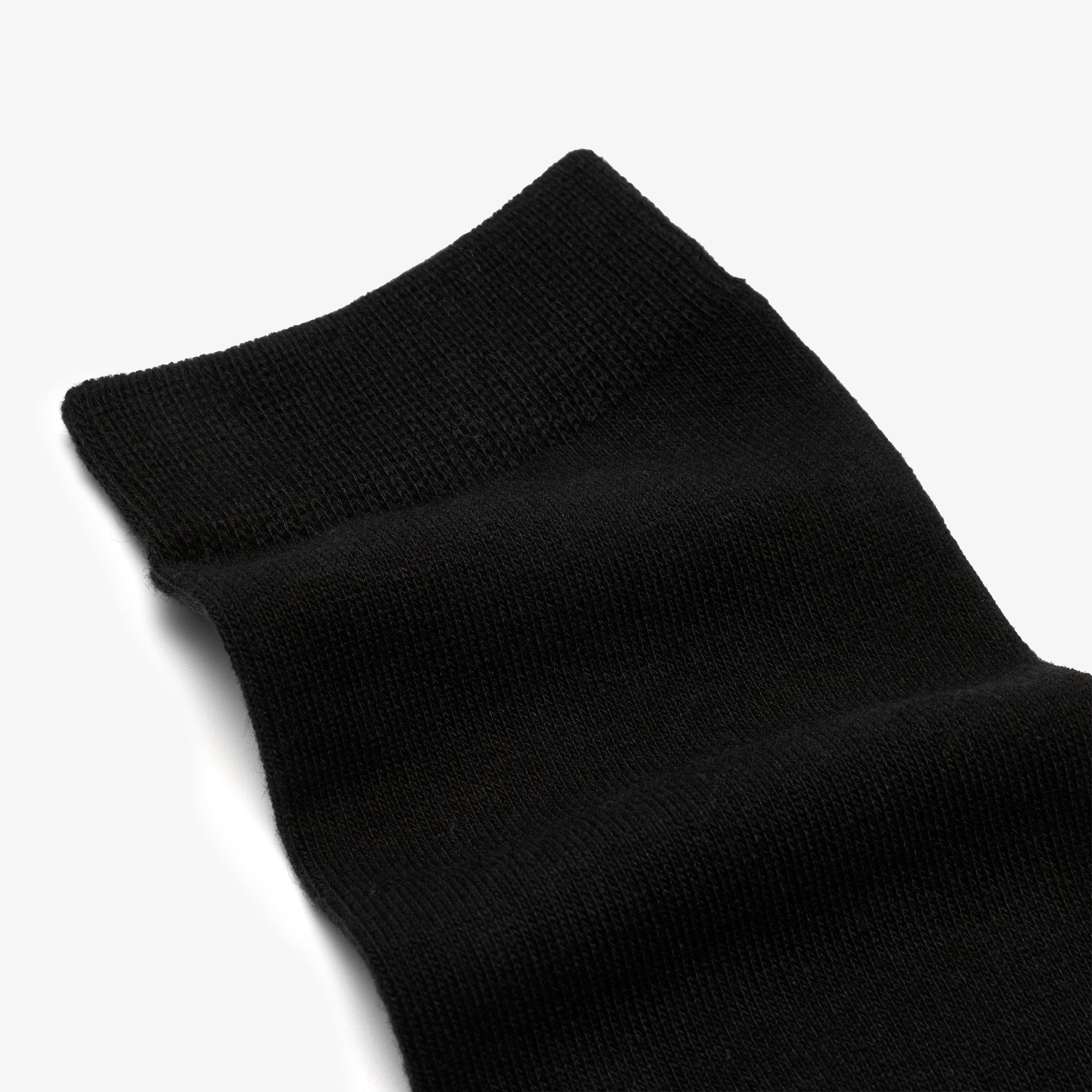 6 Pack Crew Socks Size 2-8 Black Socks, view 2 of 2