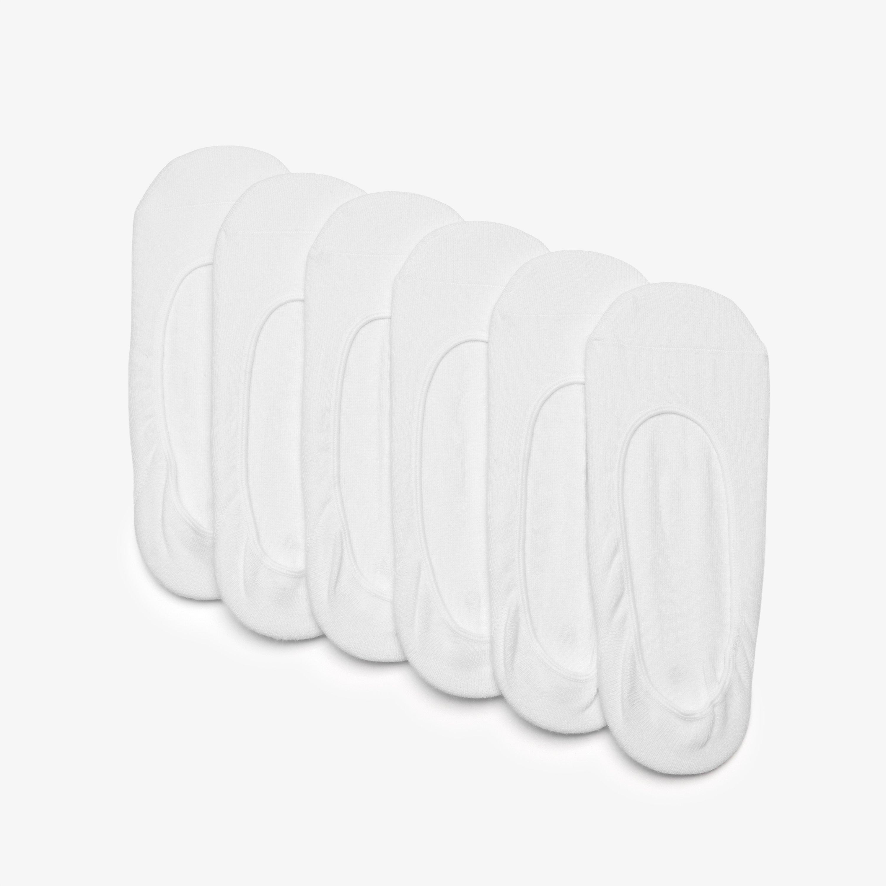 6 Pack Sock Liners Size 2-8 White Socks, view 1 of 2