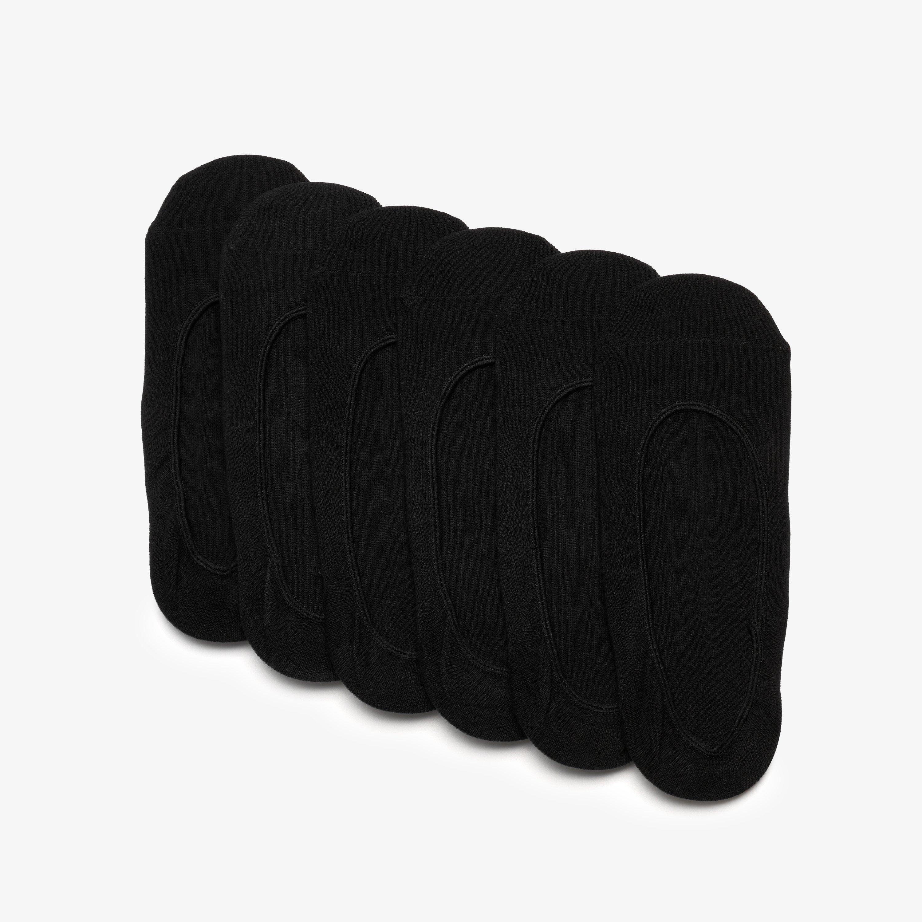 6 Pack Sock Liners Size 6-11 Black Socks, view 1 of 2