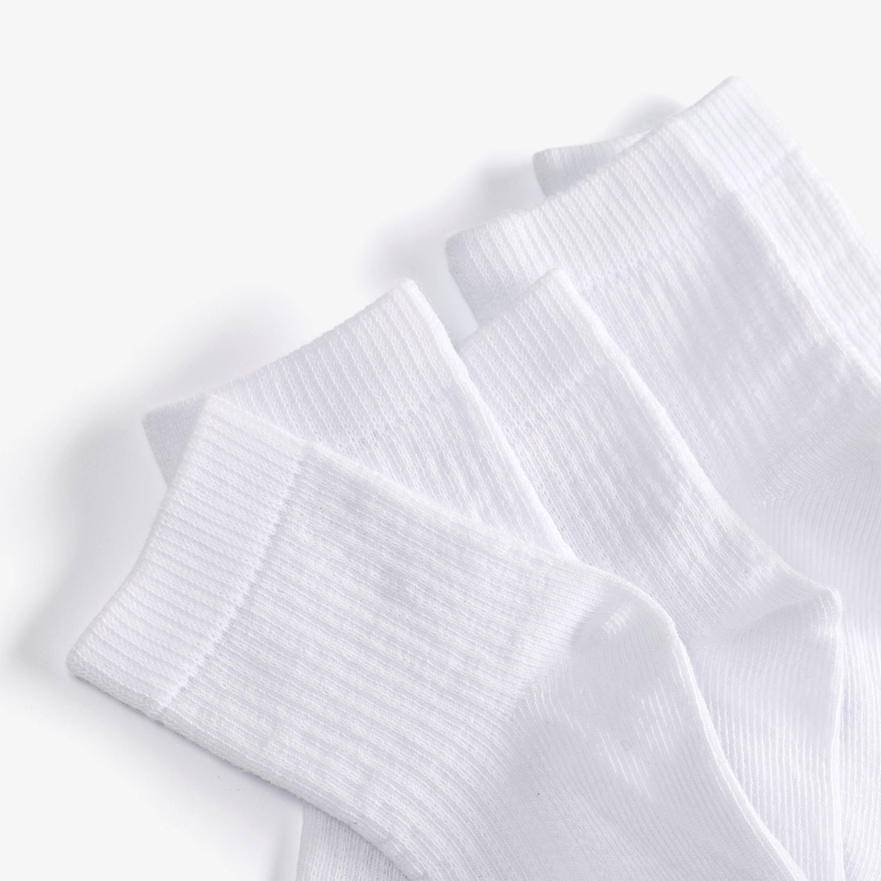 5 Pack Crew Socks 1-2 years — White