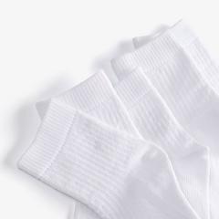 5 Pack Crew Socks 1-2 years — White 4
