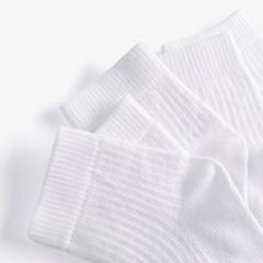 5 Pack Crew Socks 6-12 Months  — White 4