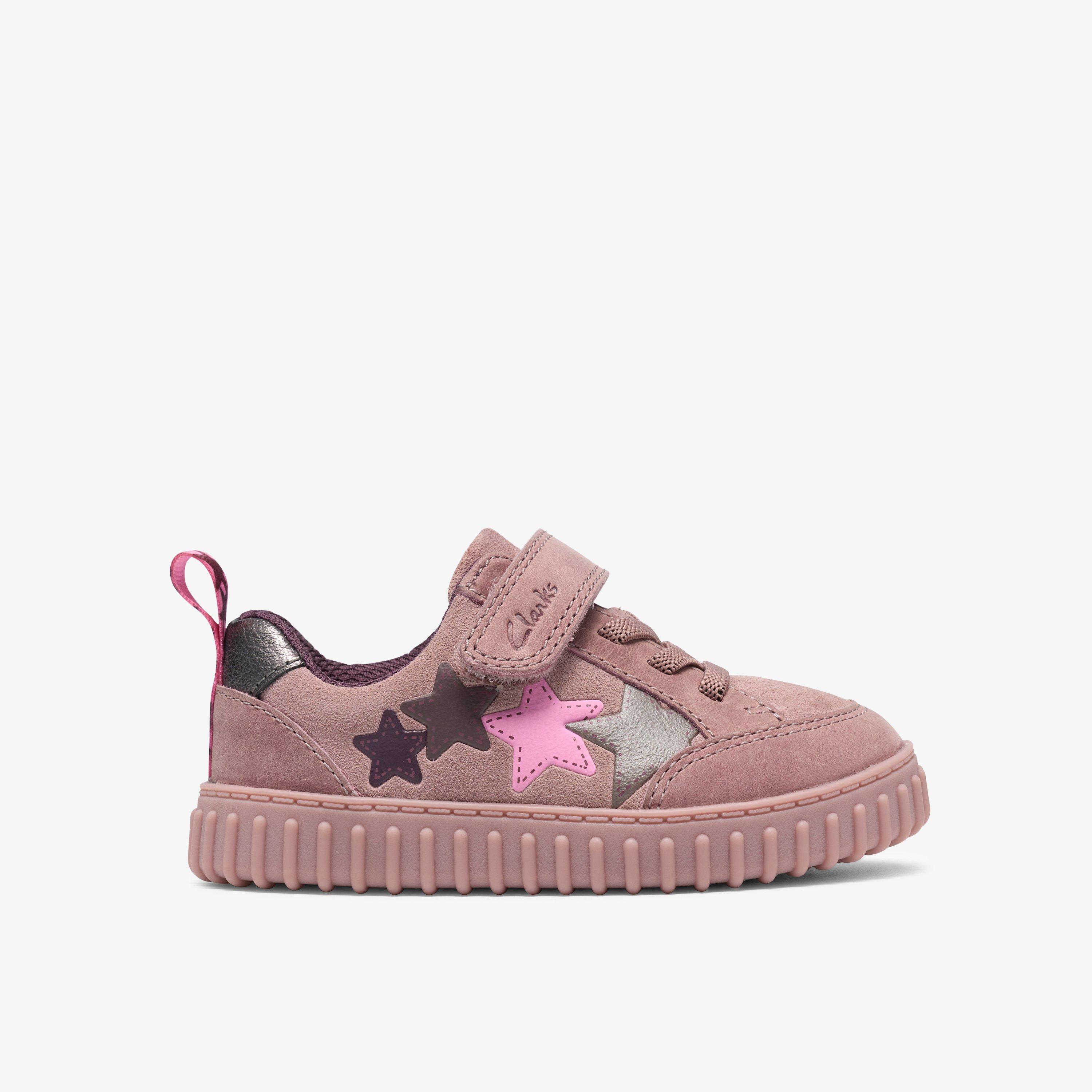 Cove Go Toddler Dusty Pink Combination Trainers Riptape, view 1 of 6
