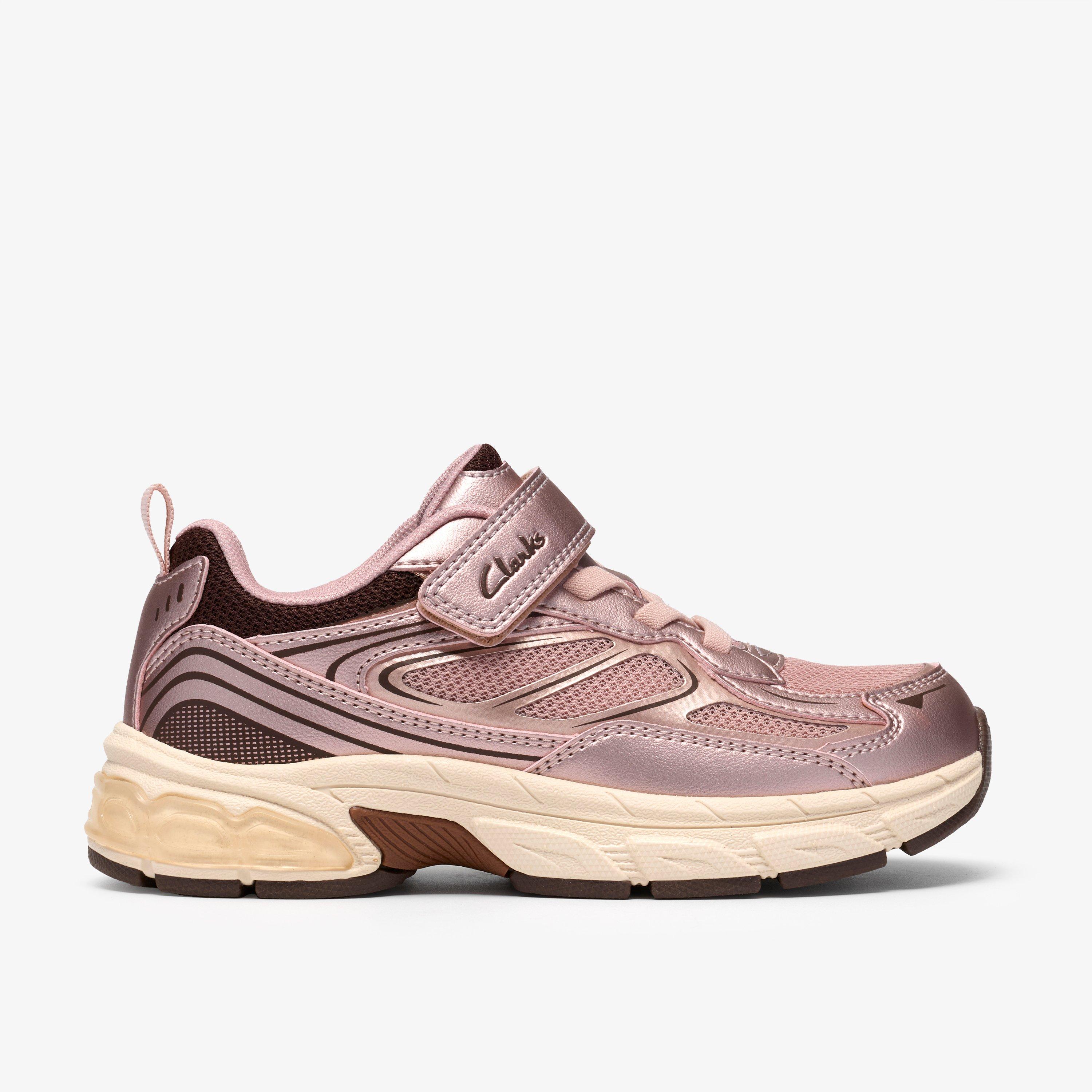 TorridonVibe Kid Rose doré Baskets Scratch, view 1 of 6