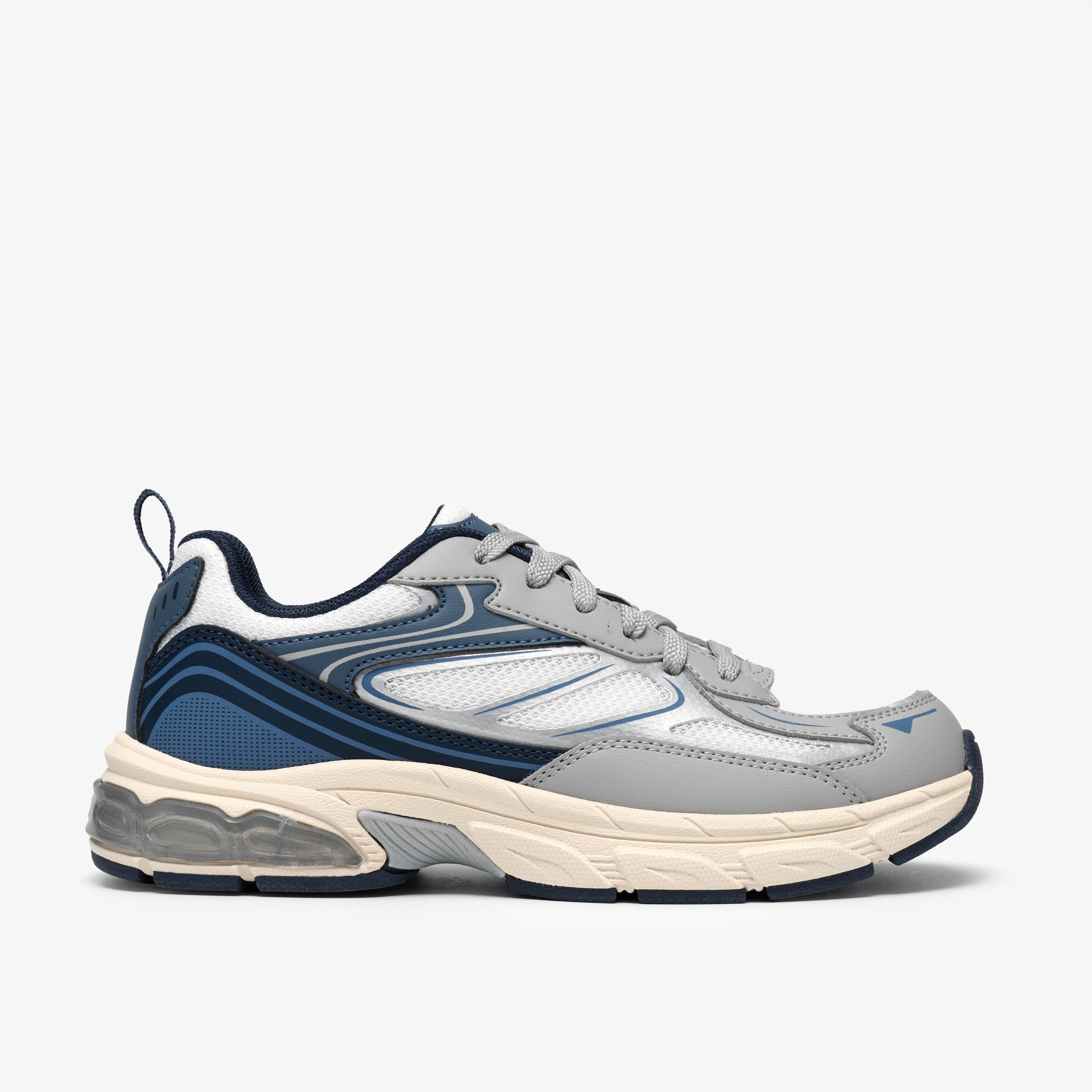 Torridon Vibe Older Blue/Grey Trainers Lace Up, view 1 of 6