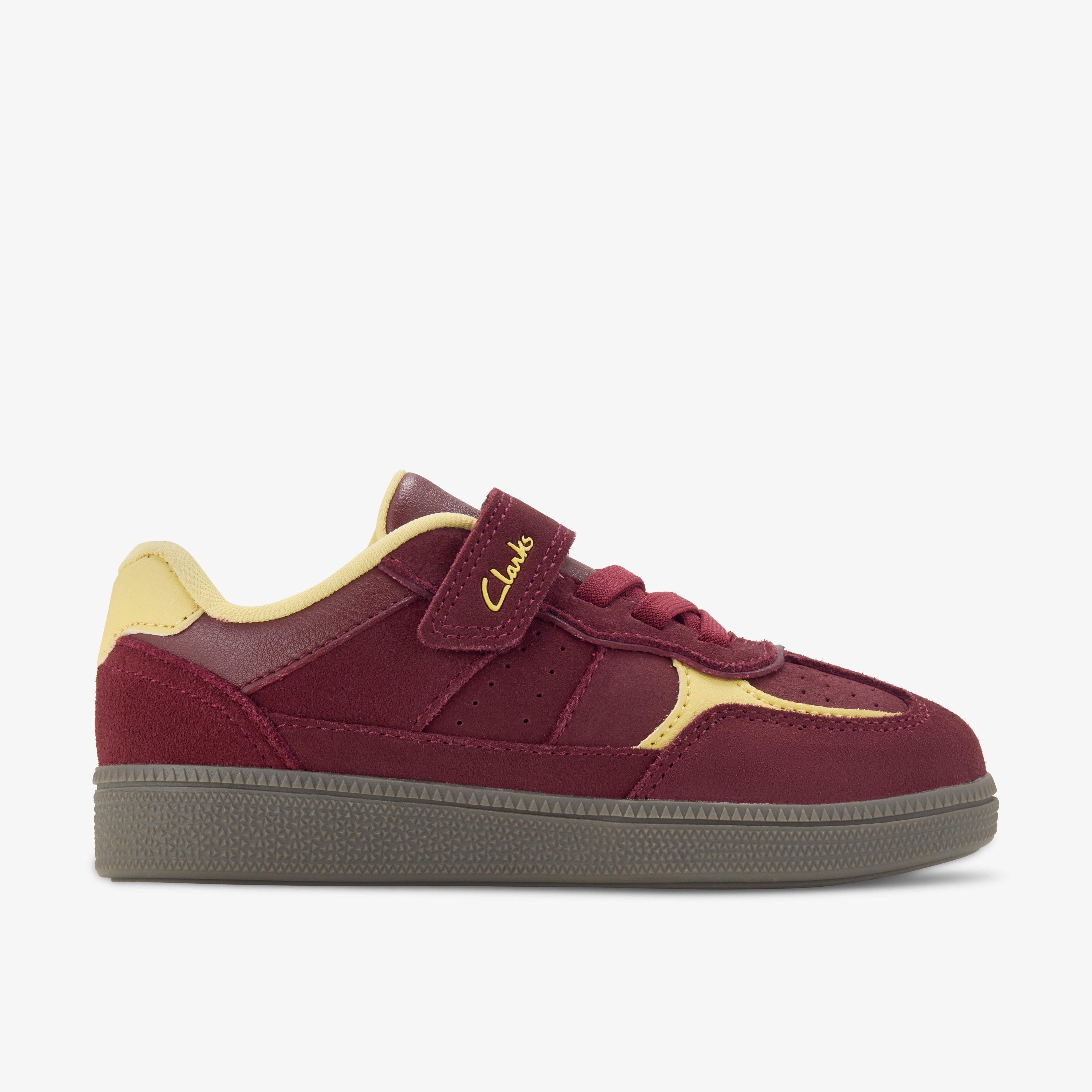 Cypress Pop Kid Burgundy Trainers Riptape, view 1 of 6