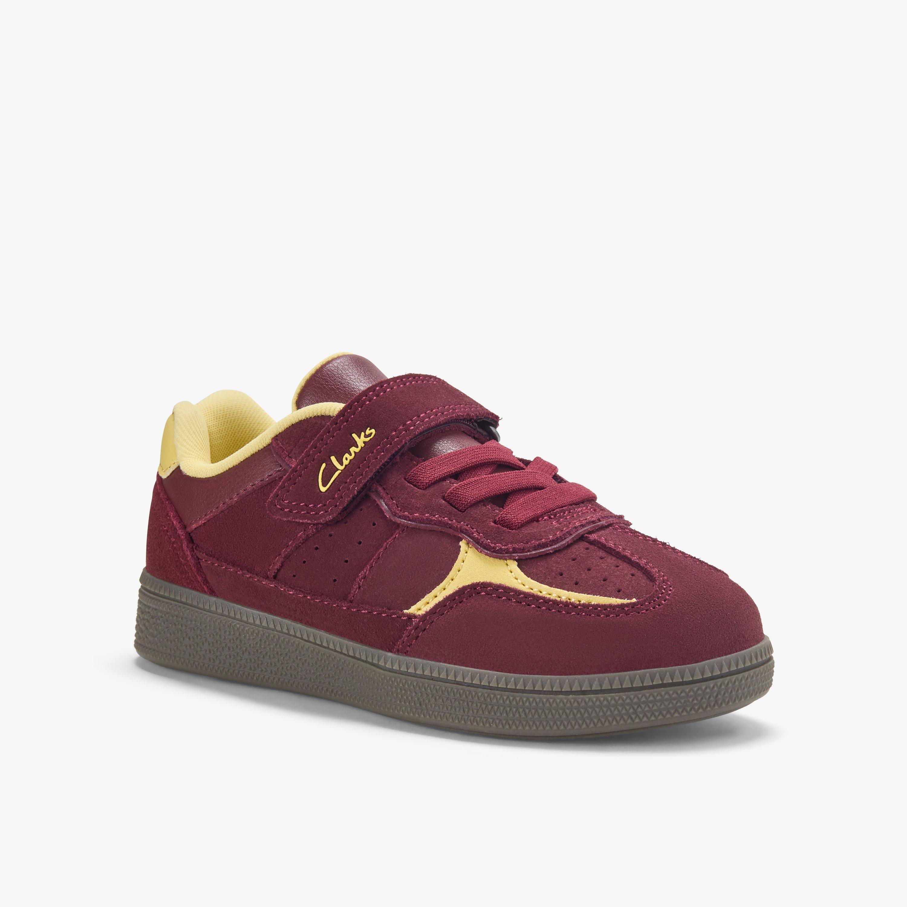 Cypress Pop Kid Burgundy Trainers Riptape, view 5 of 6