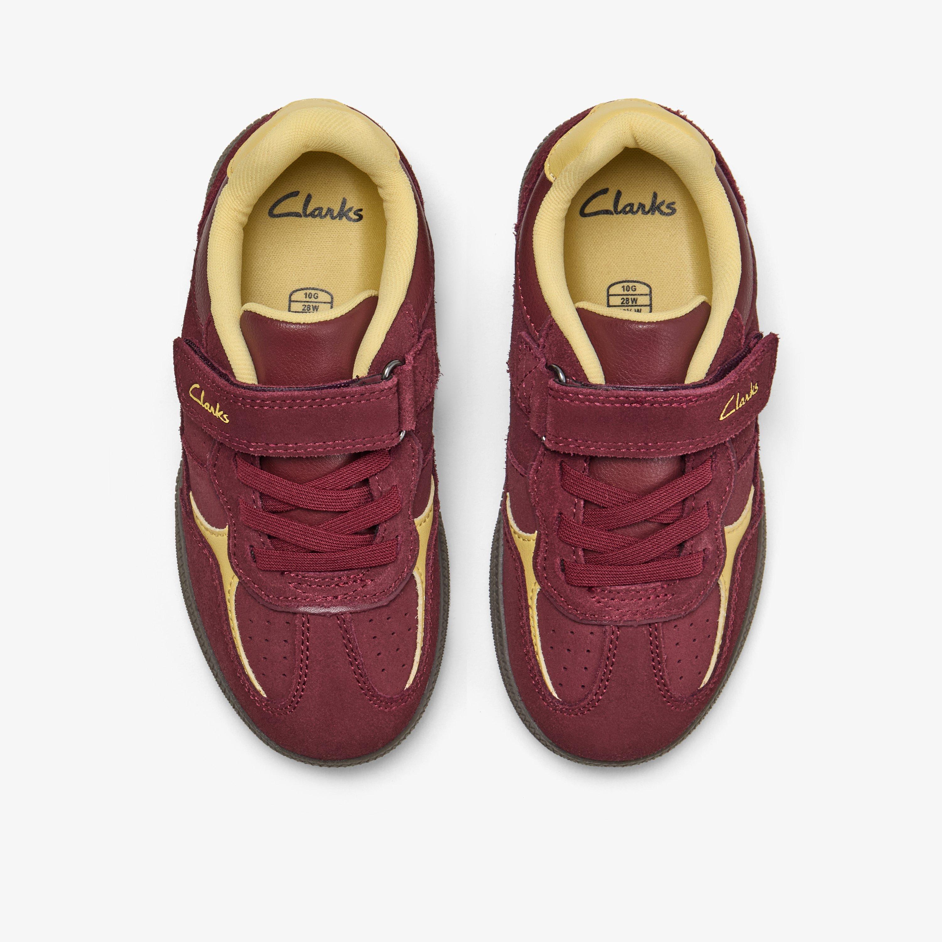 Cypress Pop Kid Burgundy Trainers Riptape, view 6 of 6
