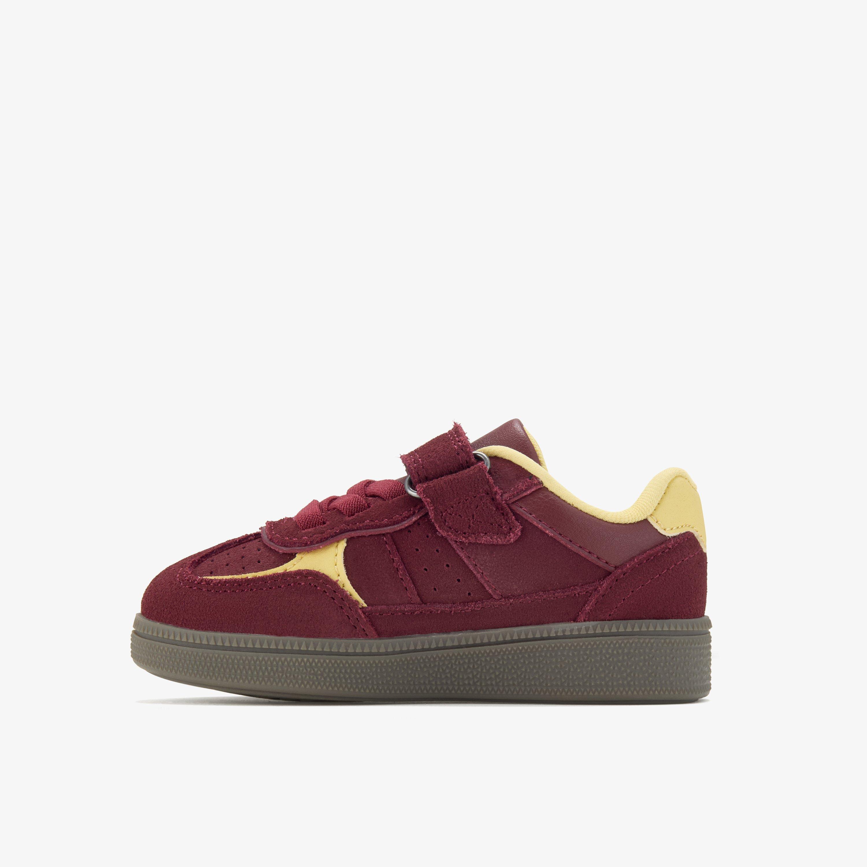 Cypress Pop Toddler Burgundy Trainers Riptape, view 2 of 5