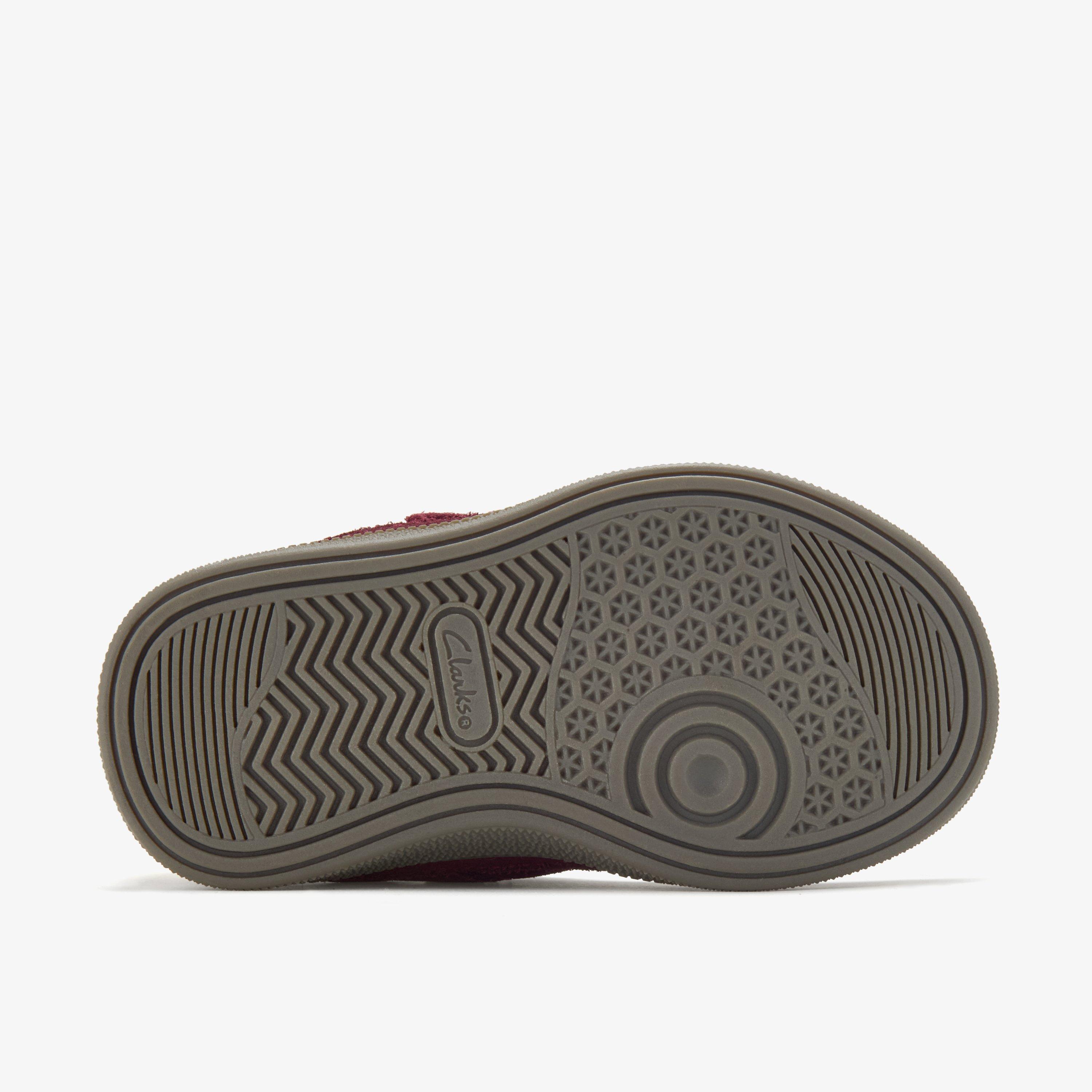 Cypress Pop Toddler Burgundy Trainers Riptape, view 3 of 5